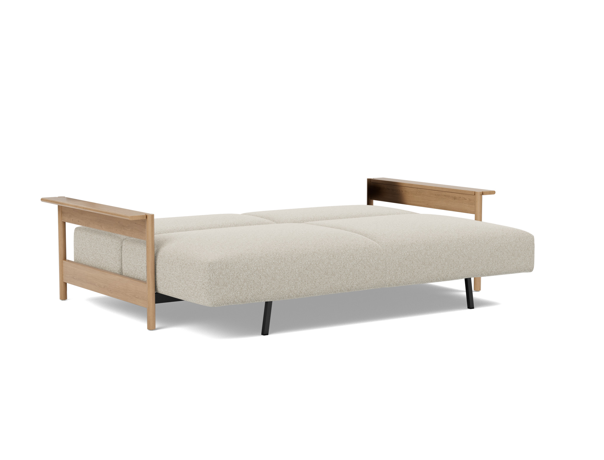 Schlafsofa Malloy Wood Boucle Skandi 539-Beige