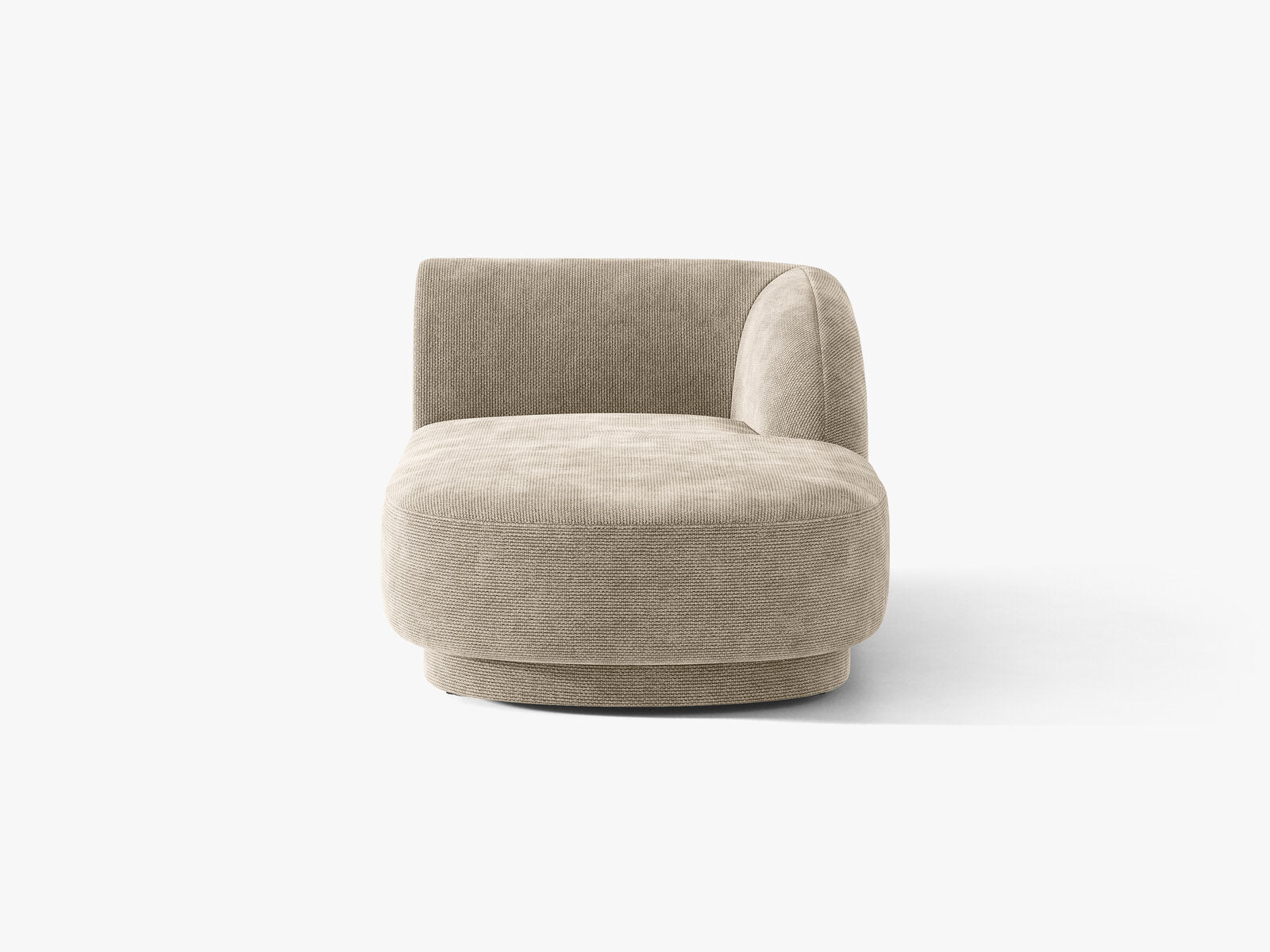 Micadoni Modul Miley 2-Sitzer Rechts Chenille Haga Beige