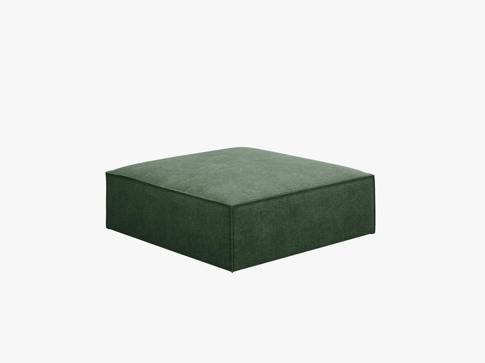 Micadoni Hocker Kaelle 1-Sitzer Chenille Over The Horizon Flaschengrün