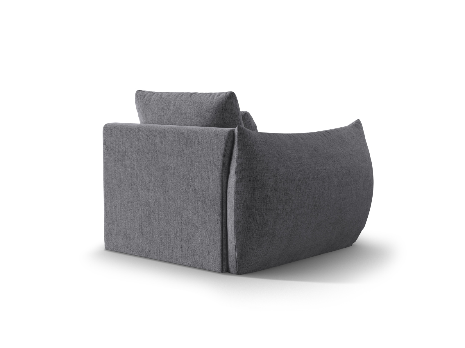 Micadoni Eckmodul Bloom Links Strukturierter Stoff City Grau