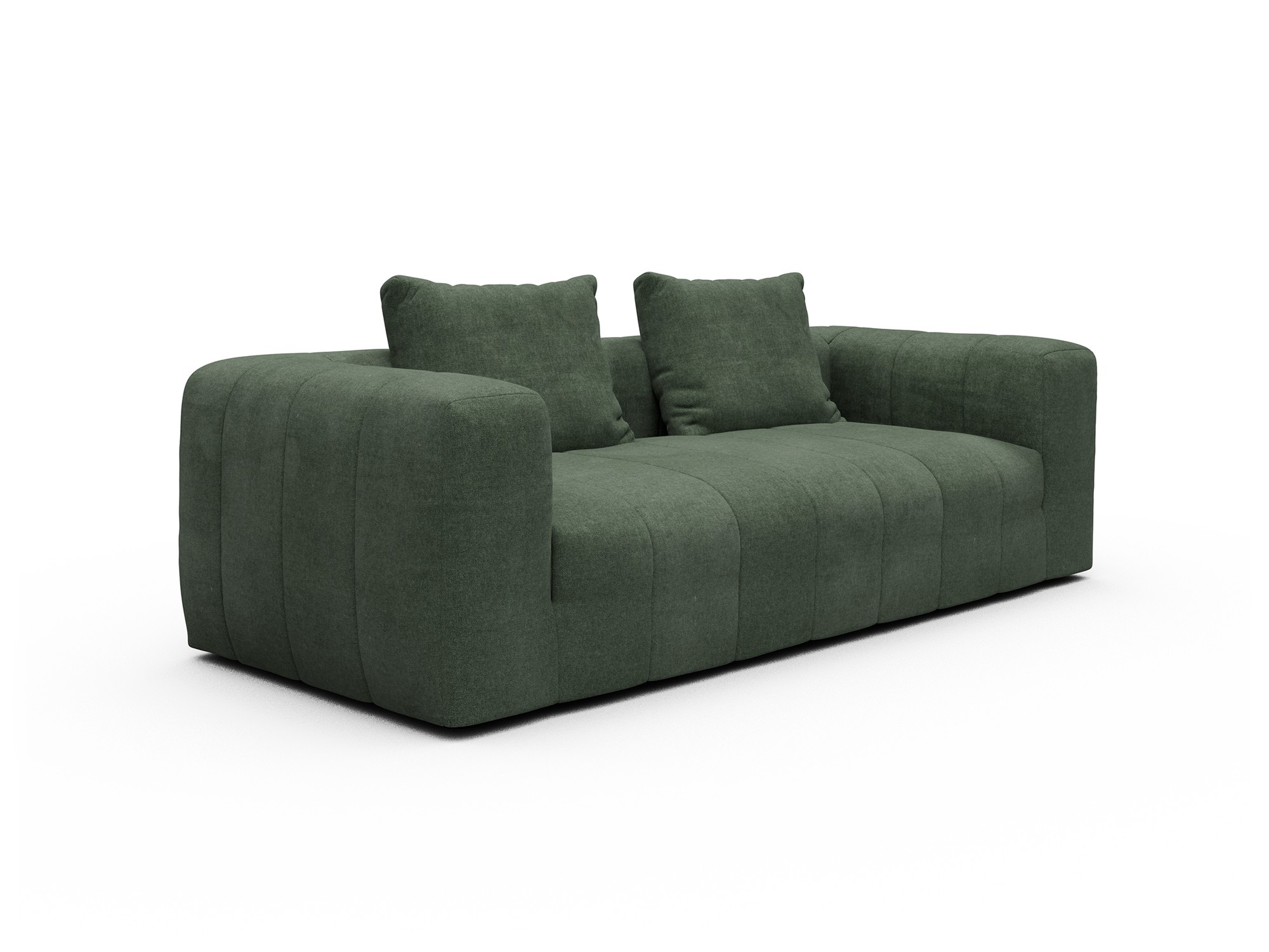 Hugo 3-Sitzer Casone-Forest-Green moebelfaktor