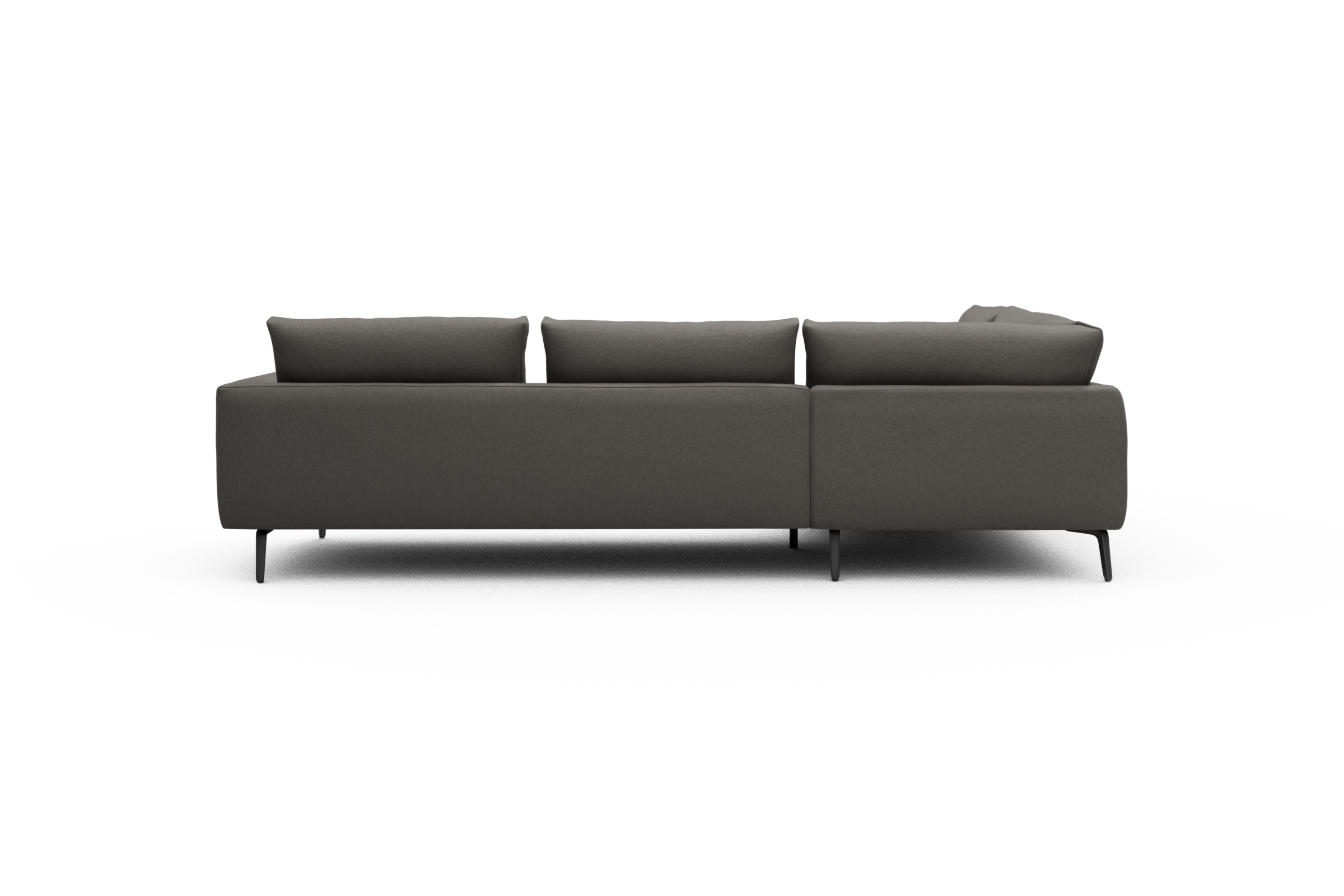 Ecksofa Karl Relax-Ecke links mit 2,5-Sitzer Satya-Taupe