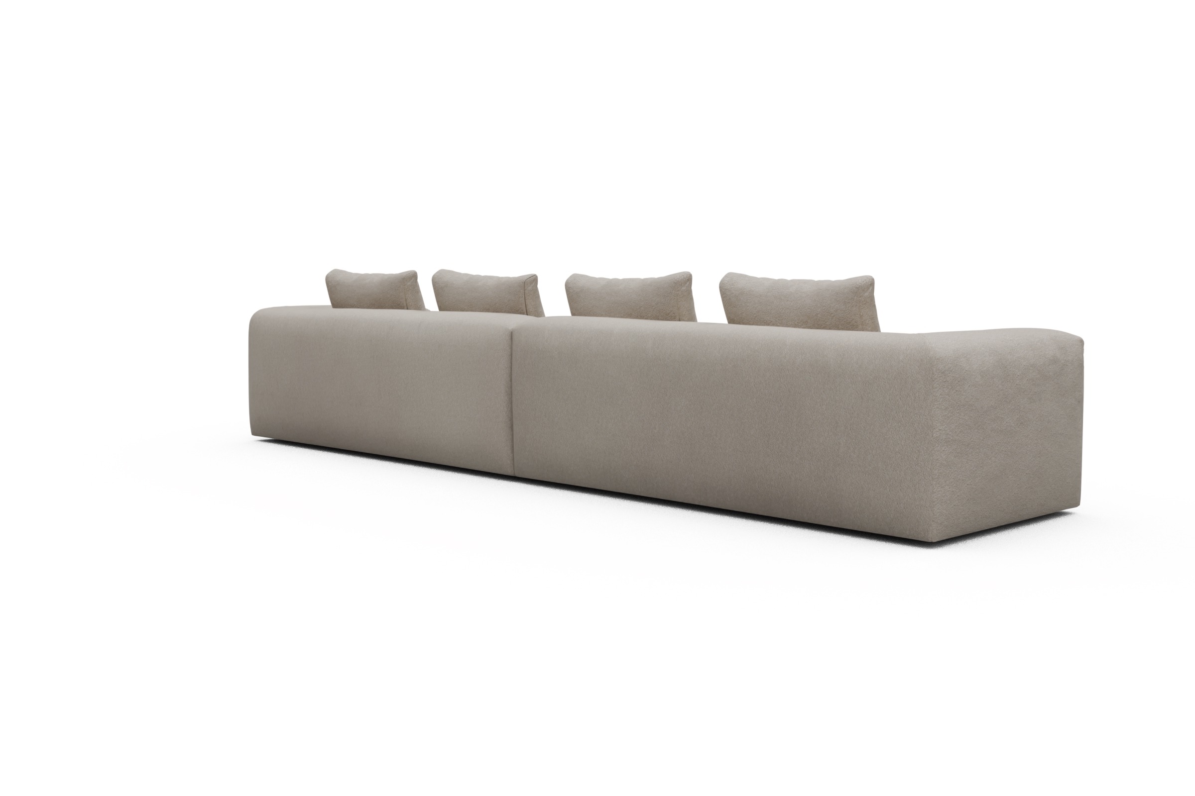 Sofa Modulares XXL Sofa Fred 5-Sitzer Aivi-Lace-Beige