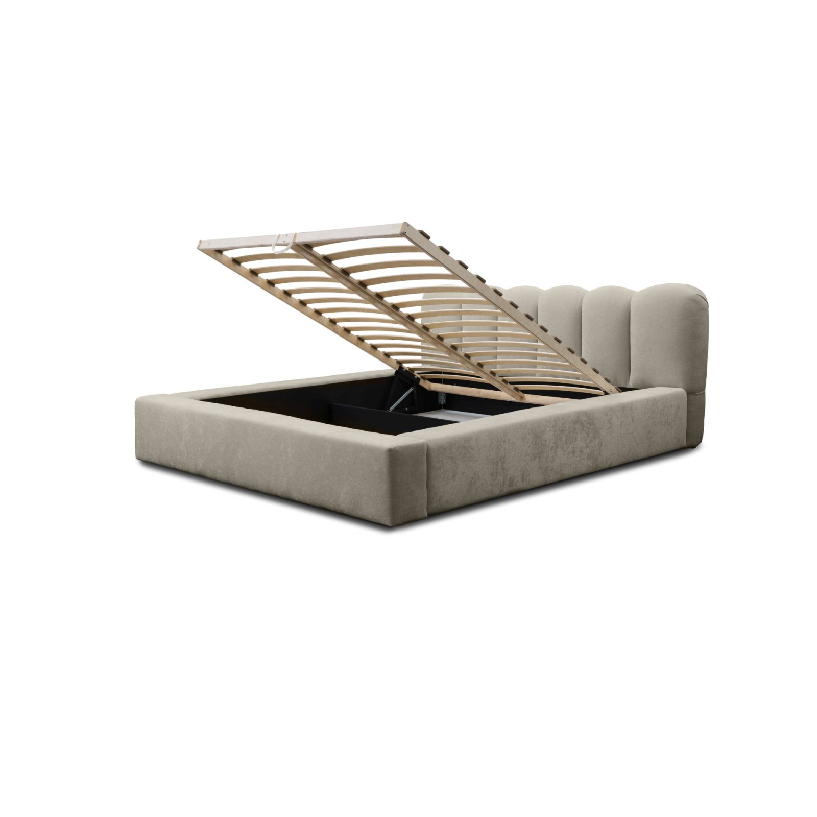 Polsterbett Tavio-New Chenille 160x200 mit Holzrahmen Ditra-New 03