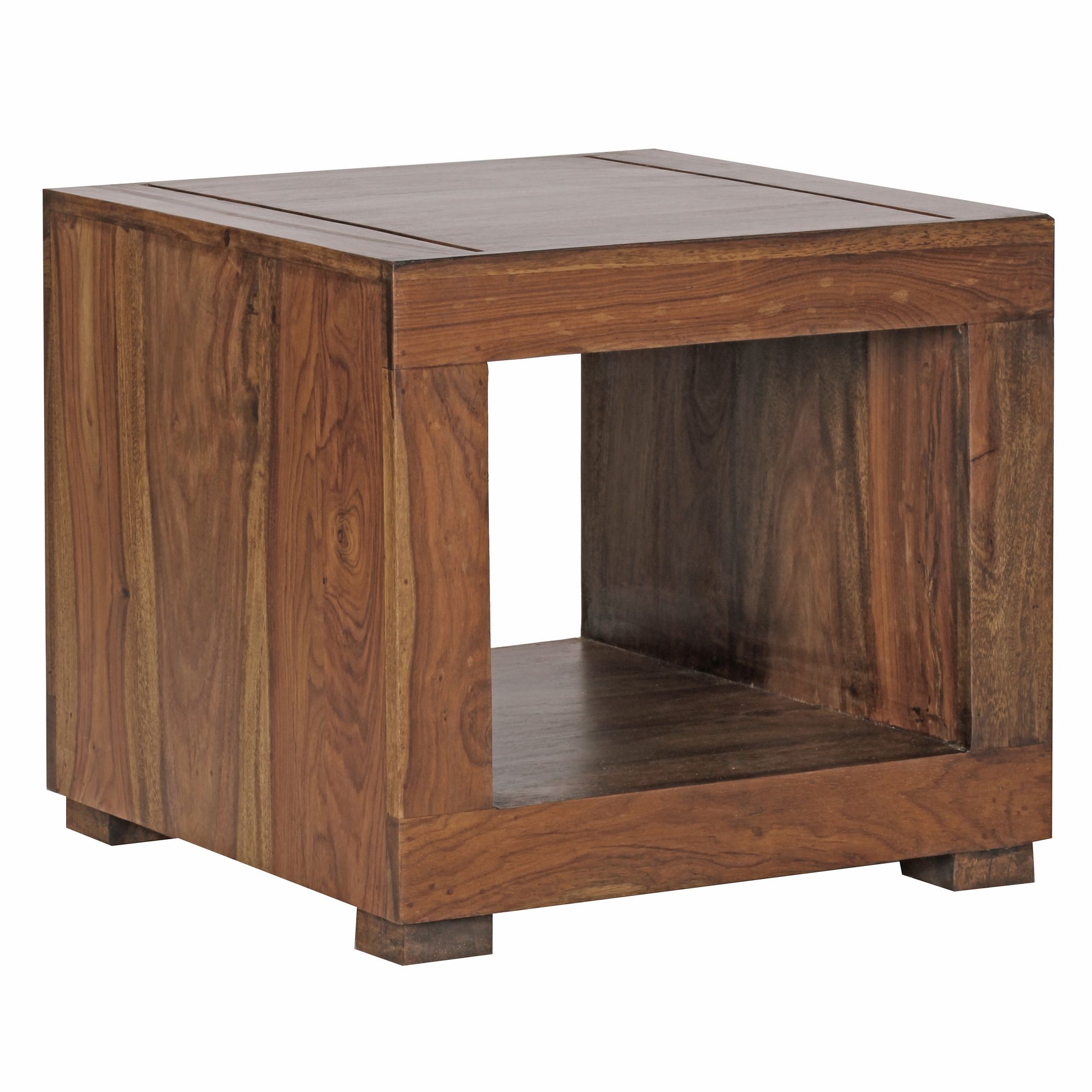 Couchtisch Aalvik Sheesham Massivholz 50 × 50 × 45 cm