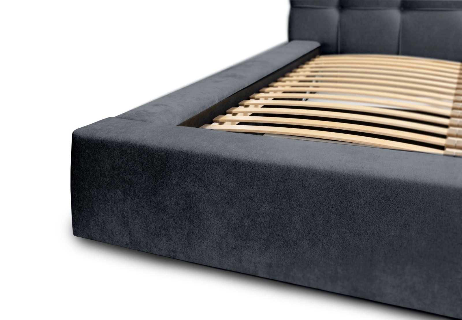 Polsterbett Pavo Chenille 140x200 mit Metallrahmen Ditra-New 11
