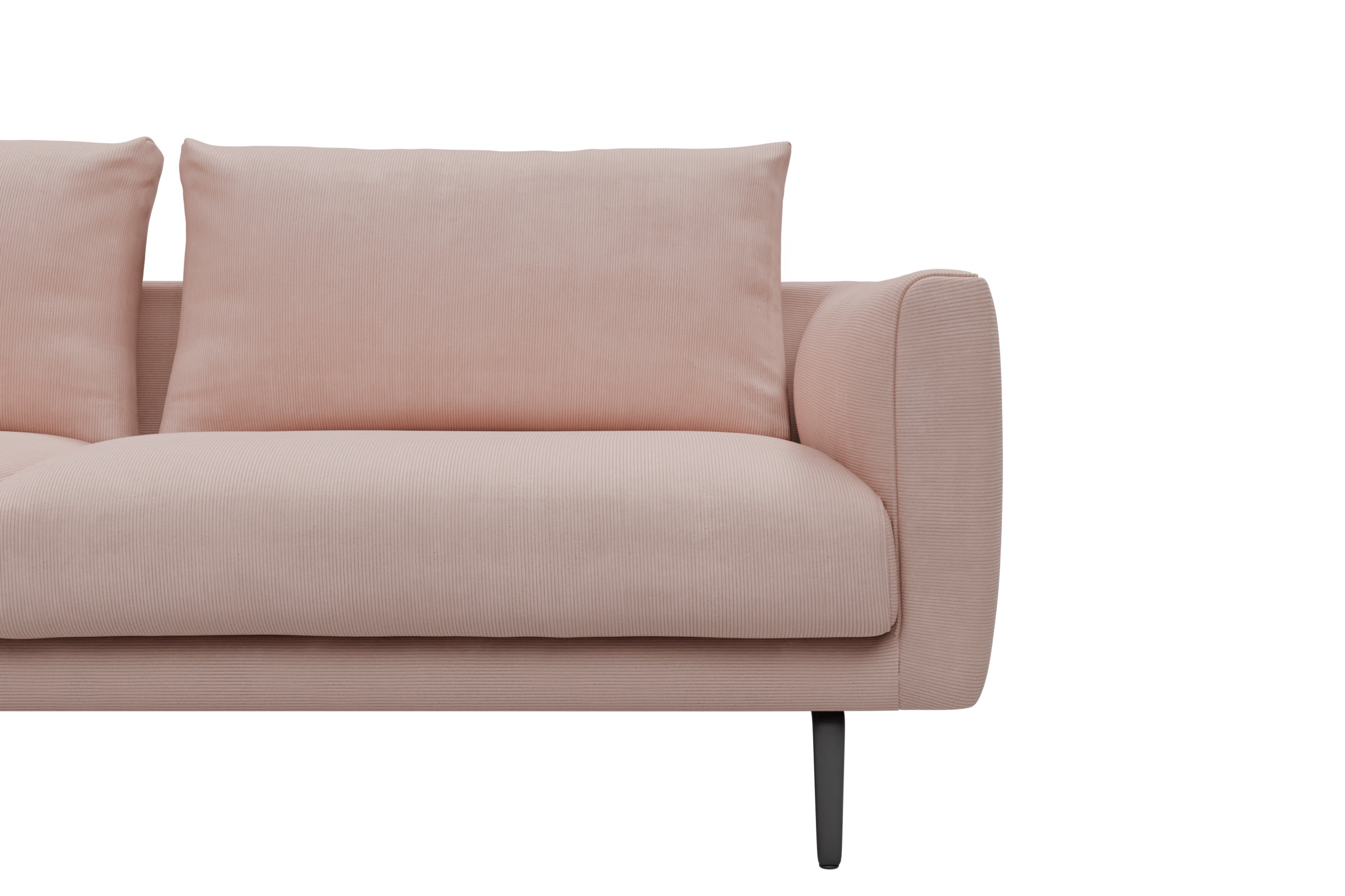 Sofa Karl 2-5-Sitzer Cordufine-Blush