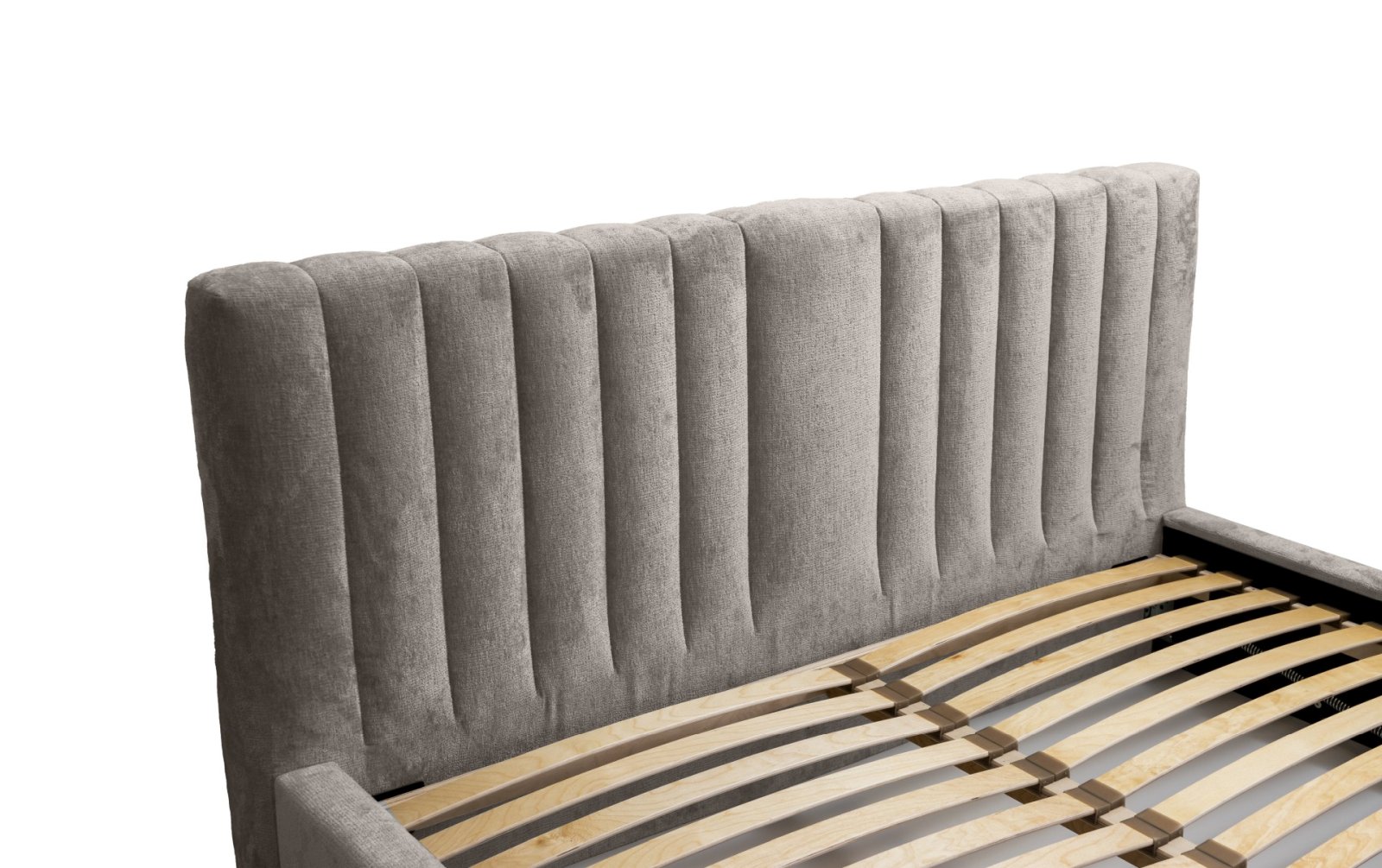 Polsterbett Velo-Vi Chenille 140x200 mit Holzrahmen Perfect Harmony 04