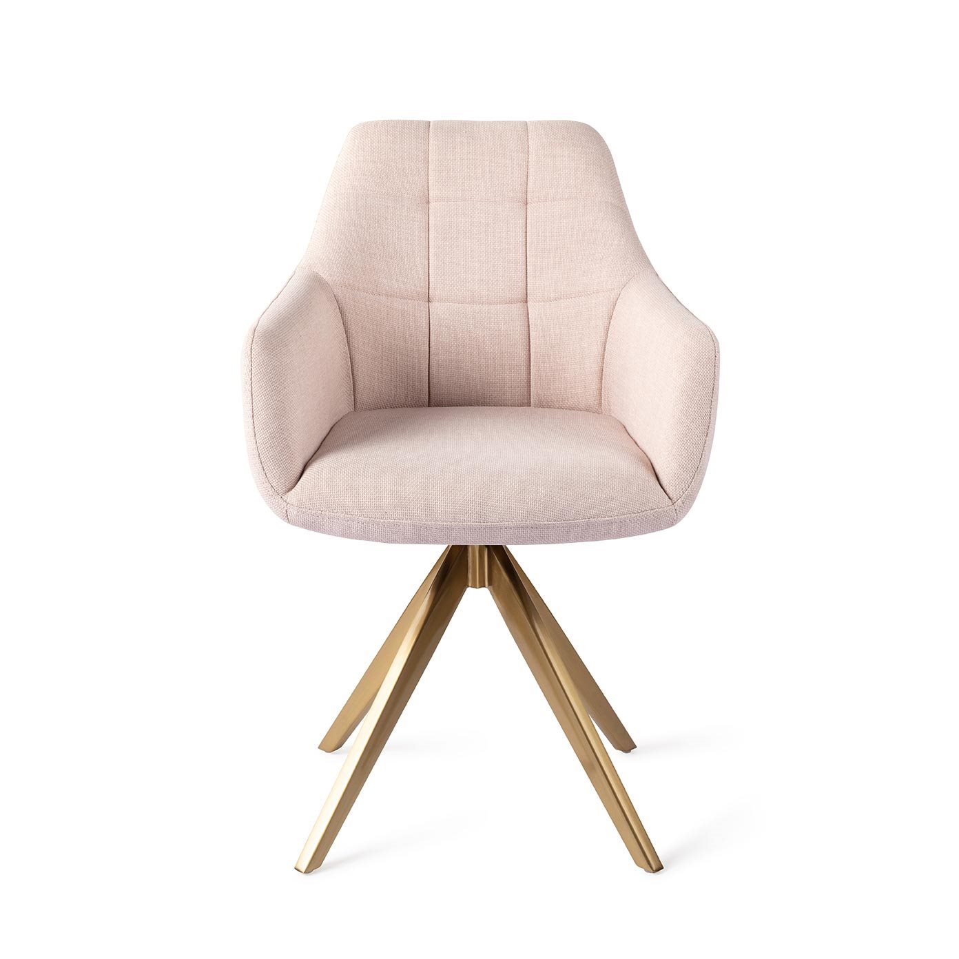 Jesper Home Esszimmerstuhl Noto Petal-Pink Turn Gold moebelfaktor