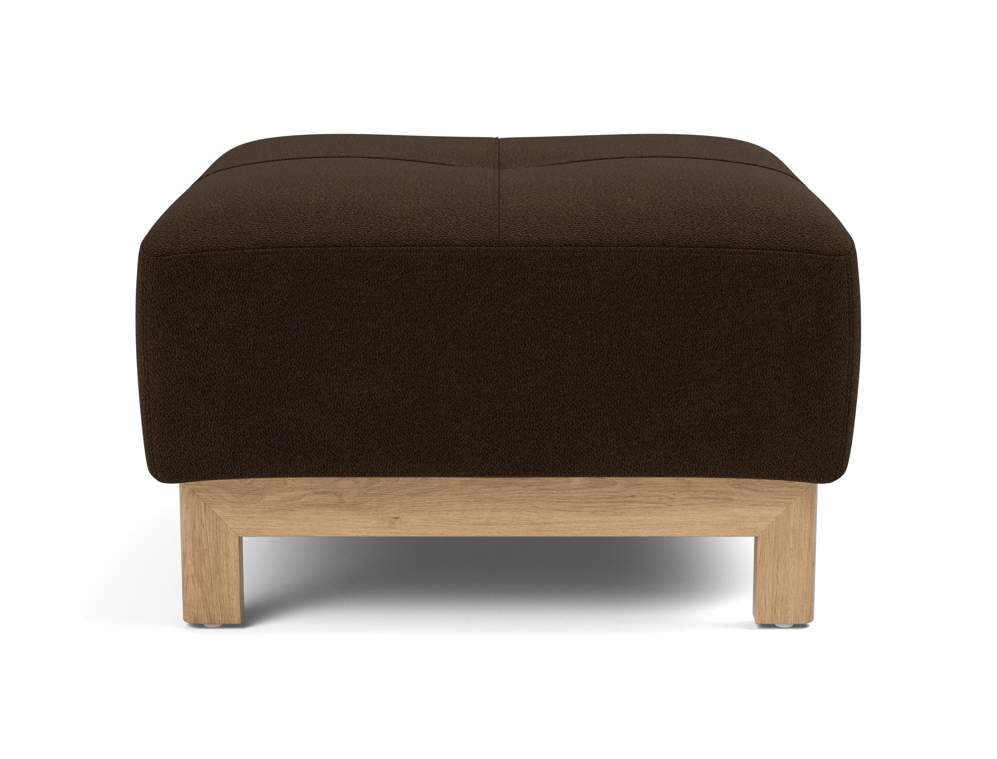 Hocker Pyxis Strukturierter Stoff Taura 358-Chocco