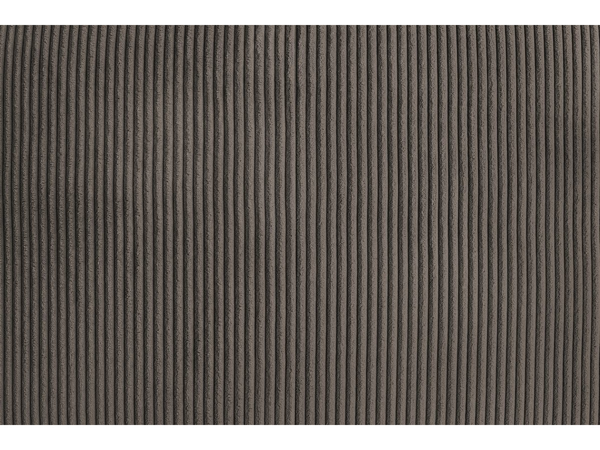 Bobochic Voltaire Ecksofa 322 × 268 cm Cordsamt Taupe Ecke rechts
