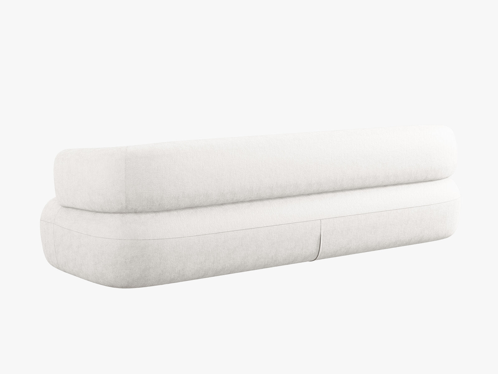 Micadoni Sofa Jenny 3-Sitzer Chenille Perfect Harmony Helles Beige