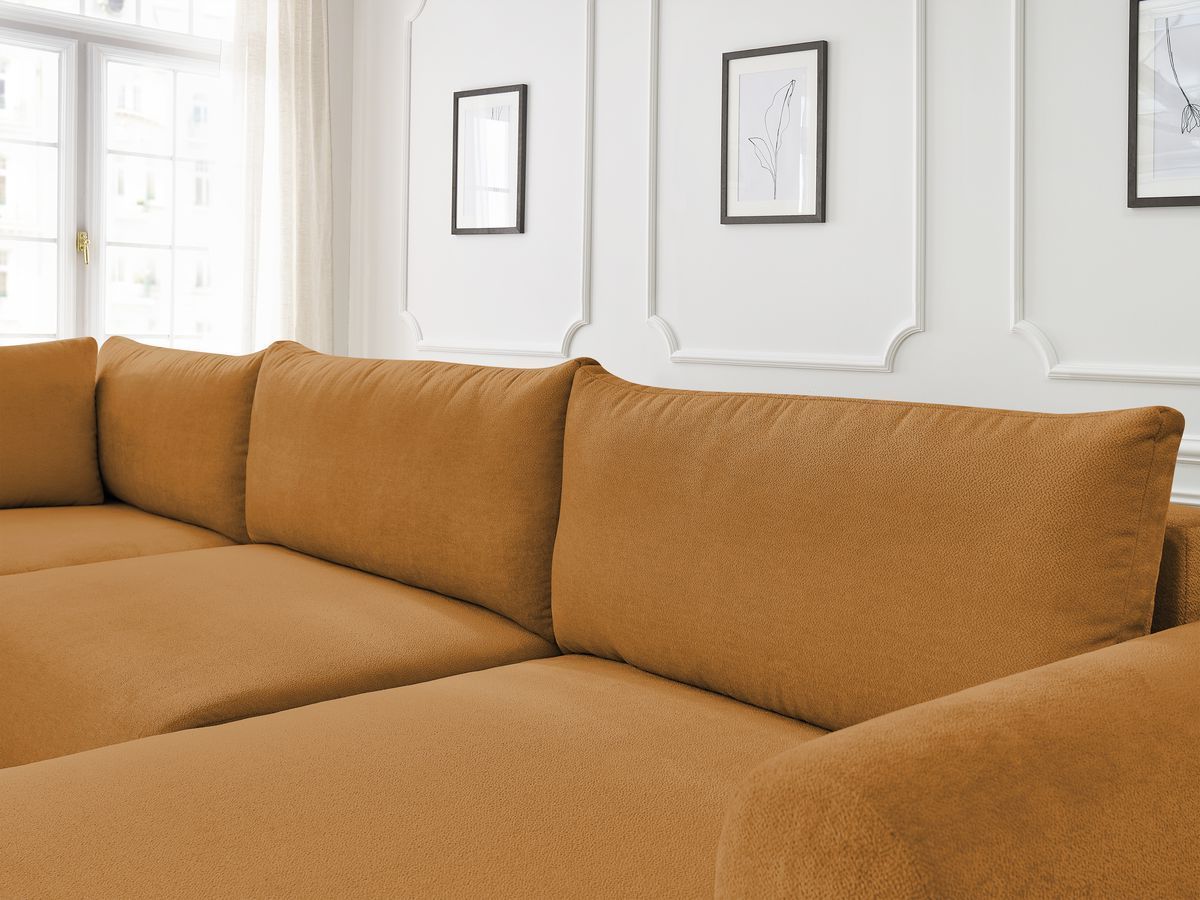 Bobochic Lucien Wohnlandschaft Stoff Gelb Ecke rechts