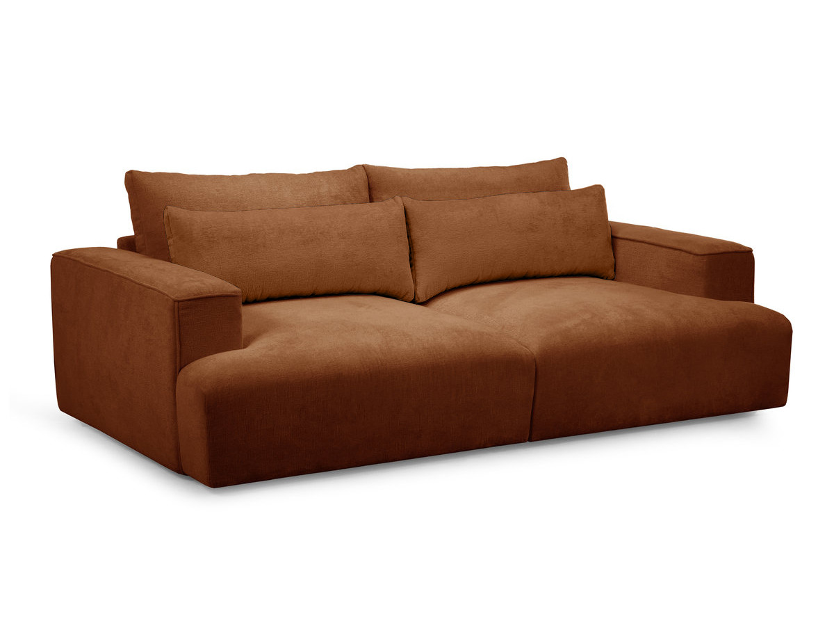 Bobochic Twiny Sofa 3-Sitzer Stoff Orange