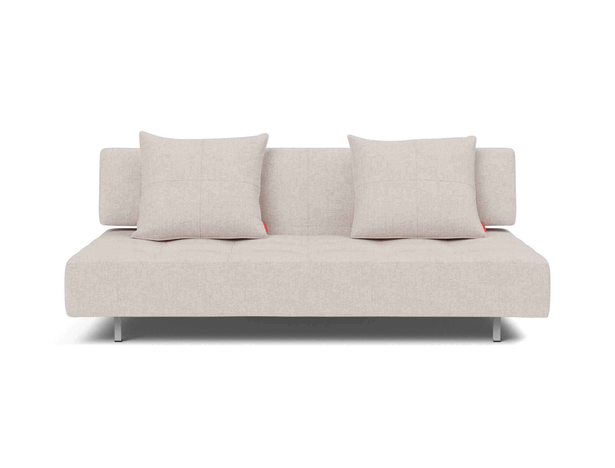 Schlafsofa Long Horn D.E.L. Strukturierter Stoff Weda 300-Weda-Sand