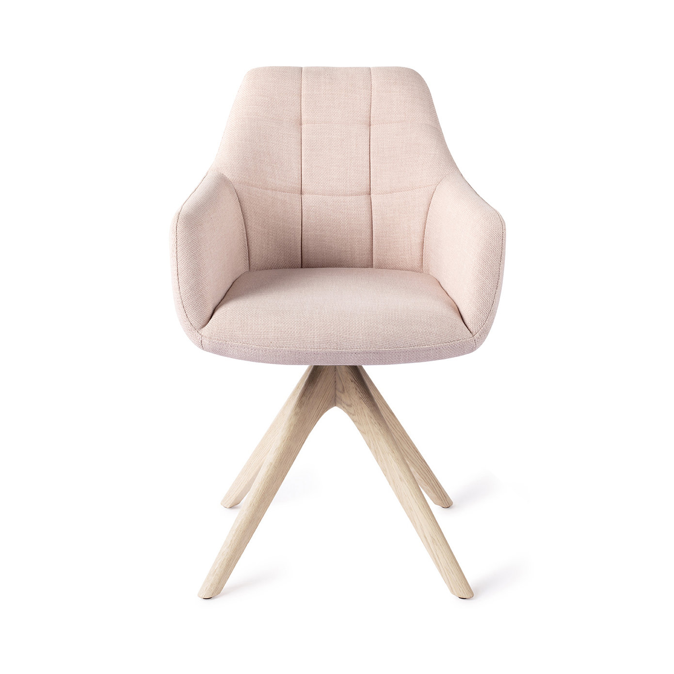 Jesper Home Esszimmerstuhl Noto Petal Pink Revolve Eiche gebleicht