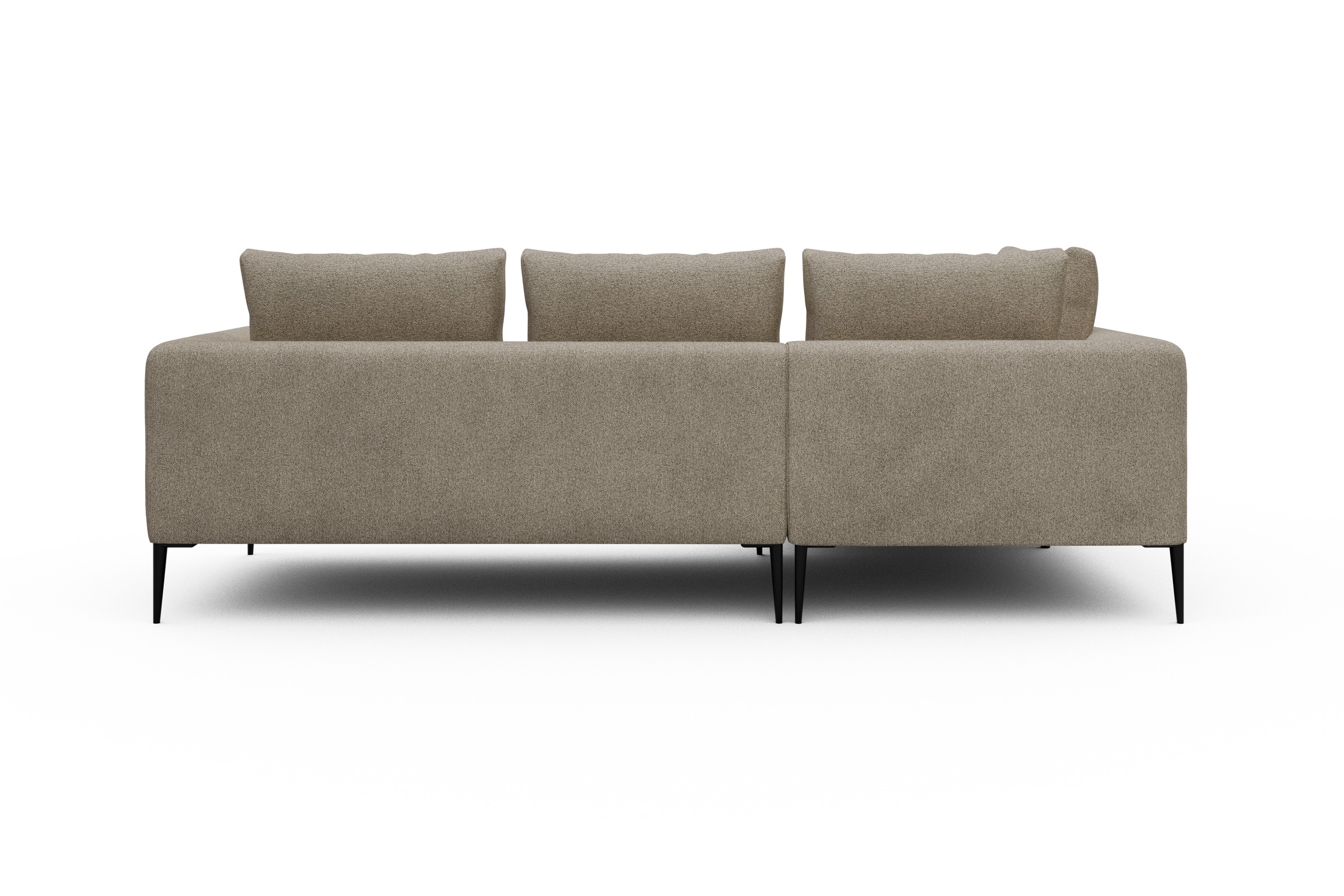 Ecksofa Paul Relax-Ecke links mit 2-Sitzer Boucle-Beige