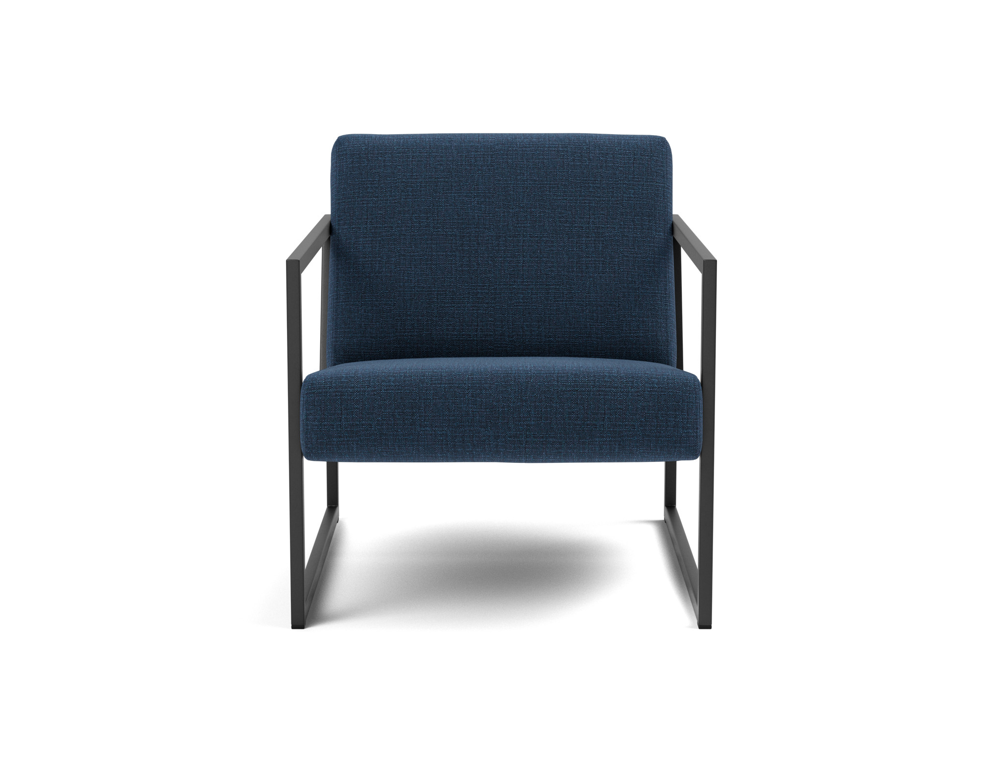 Sessel Vikko mit Armlehnen Chenille Esina 414-Indigo-Blue