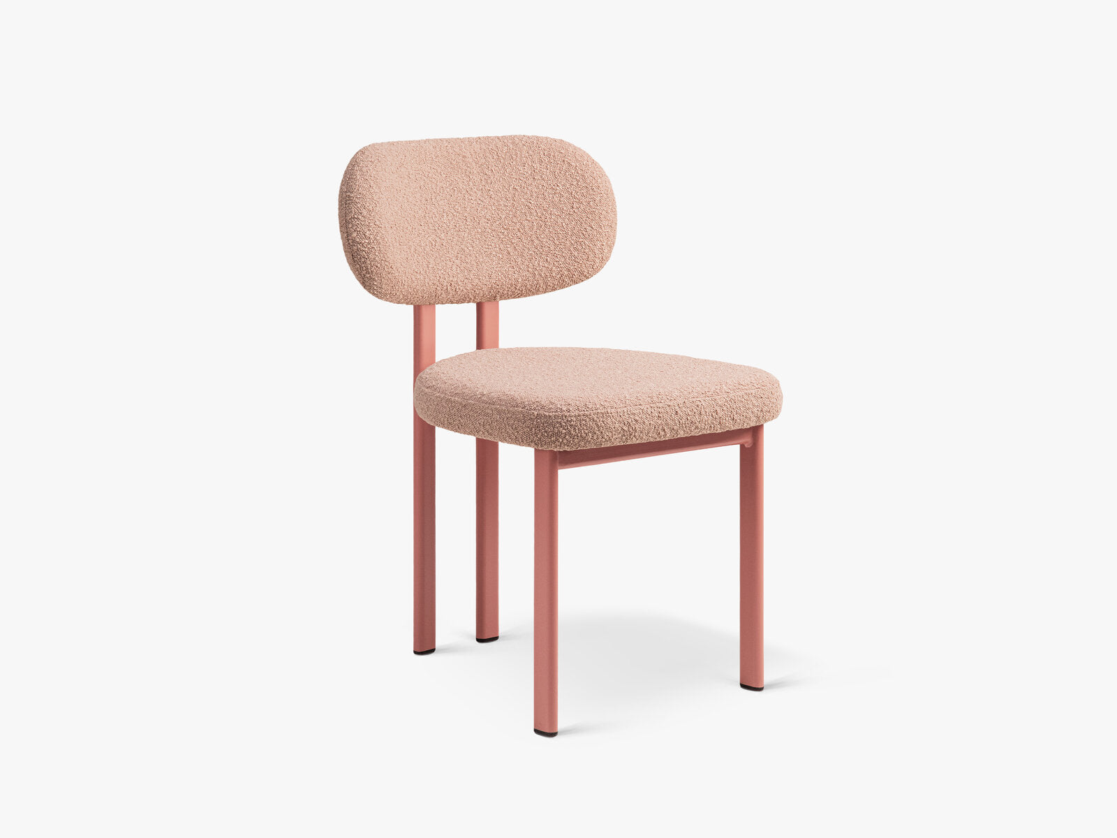 Micadoni Stuhl Sam Boucle Baloo Puderrosa Flamingo