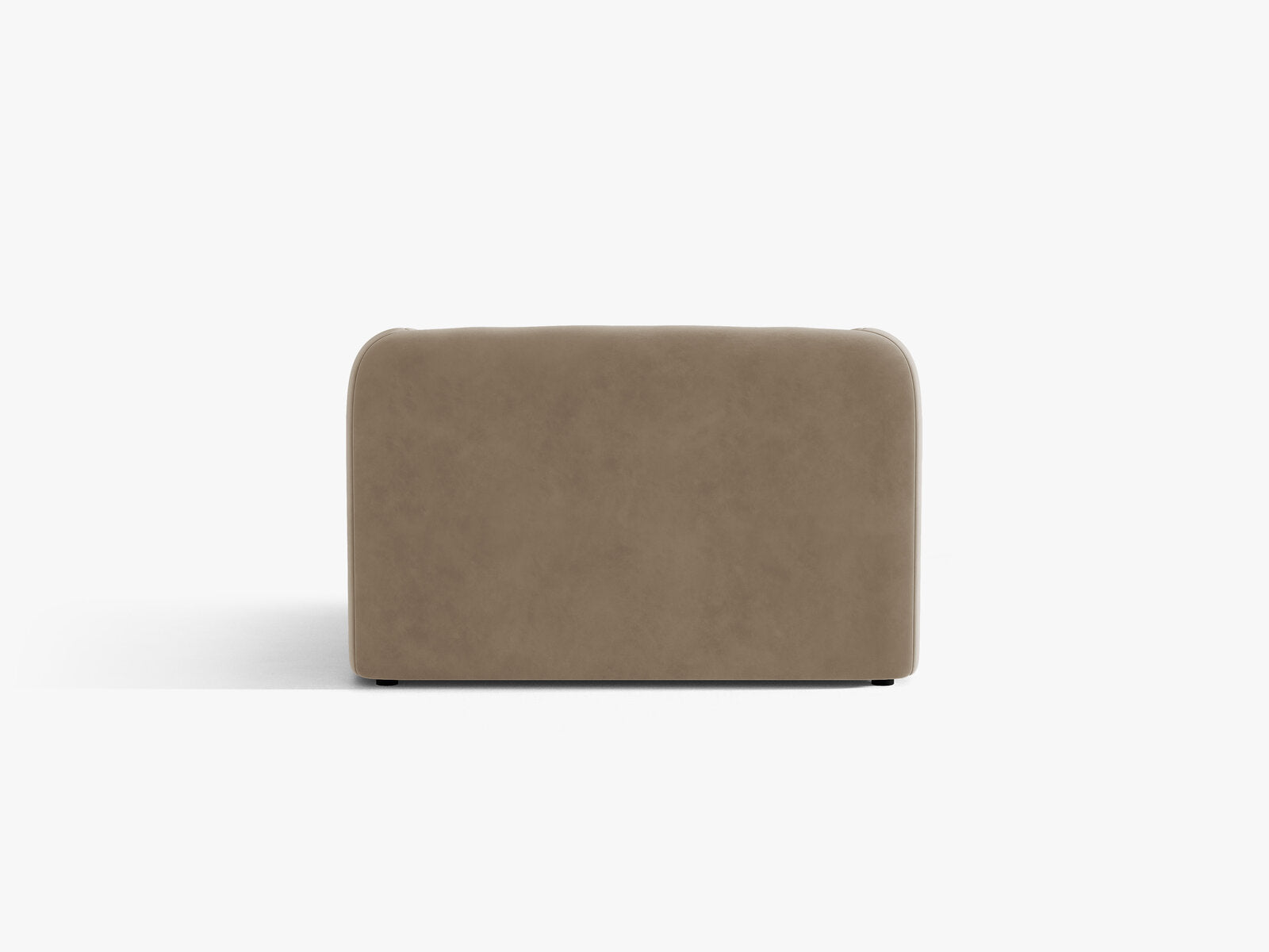 Micadoni Sessel Miley 1-Sitzer Samt Bluvel Cappuccino