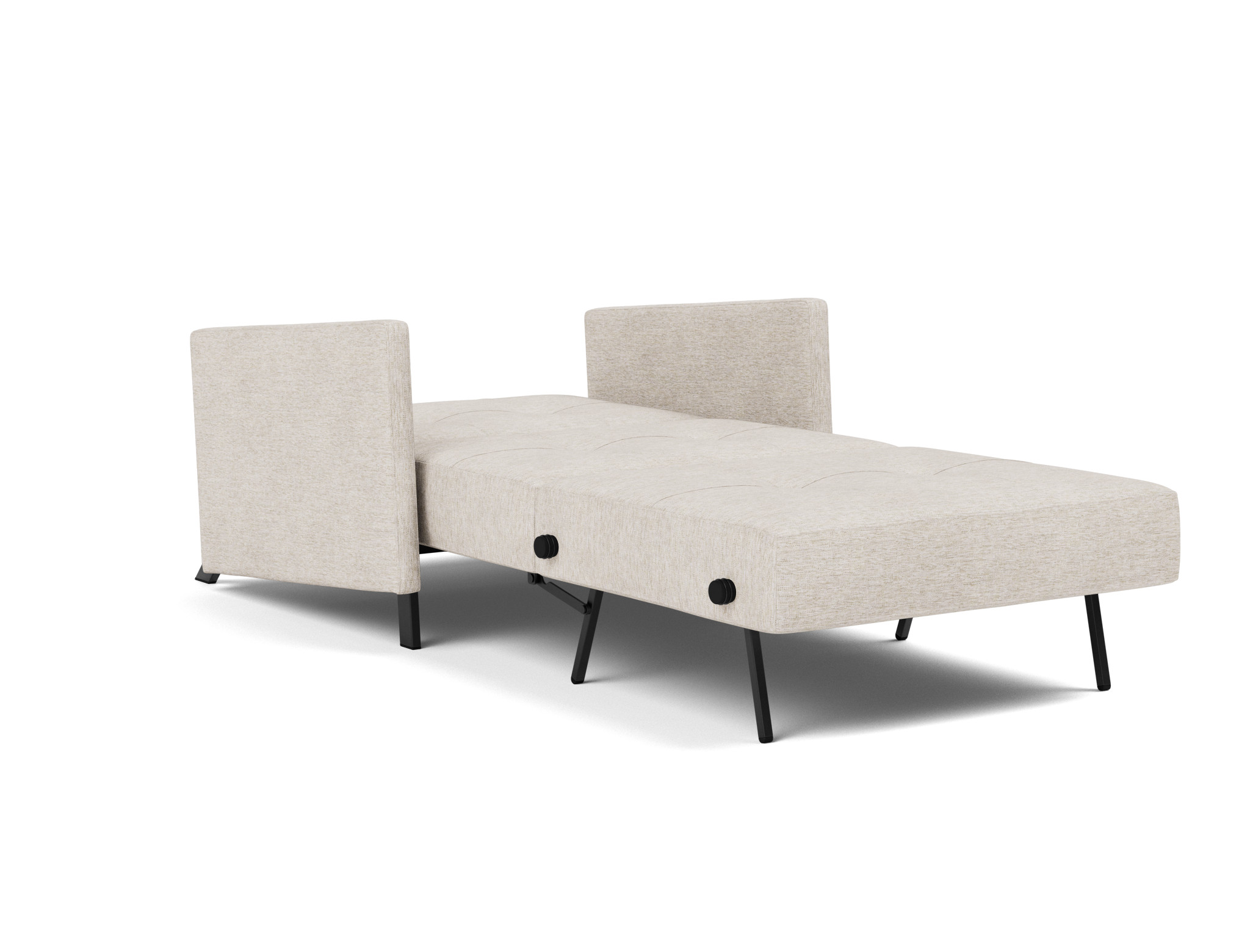 Schlafsessel Cubed 90 mit Armlehnen Chenille Yuveno 470-Natural