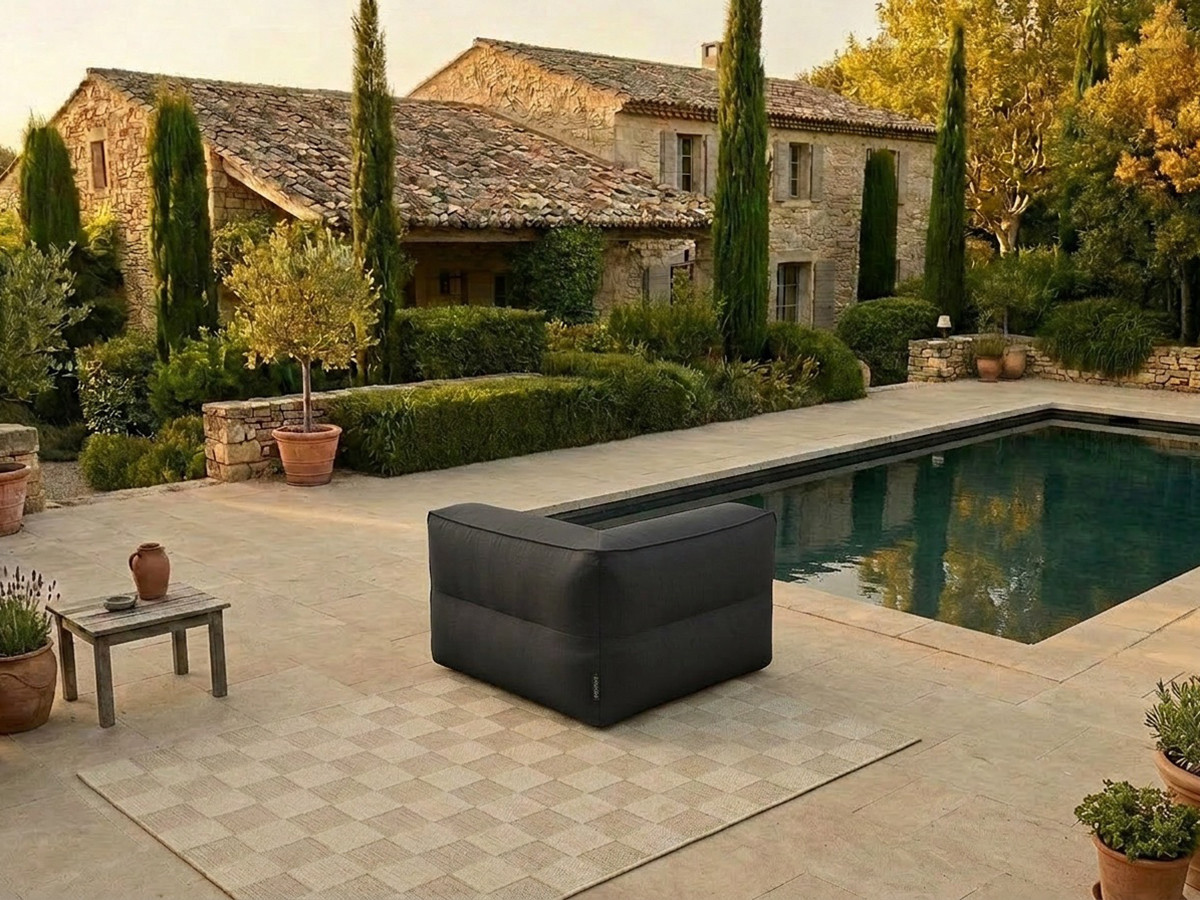 Bobochic Giulia Eckmodul Stoff Schwarz