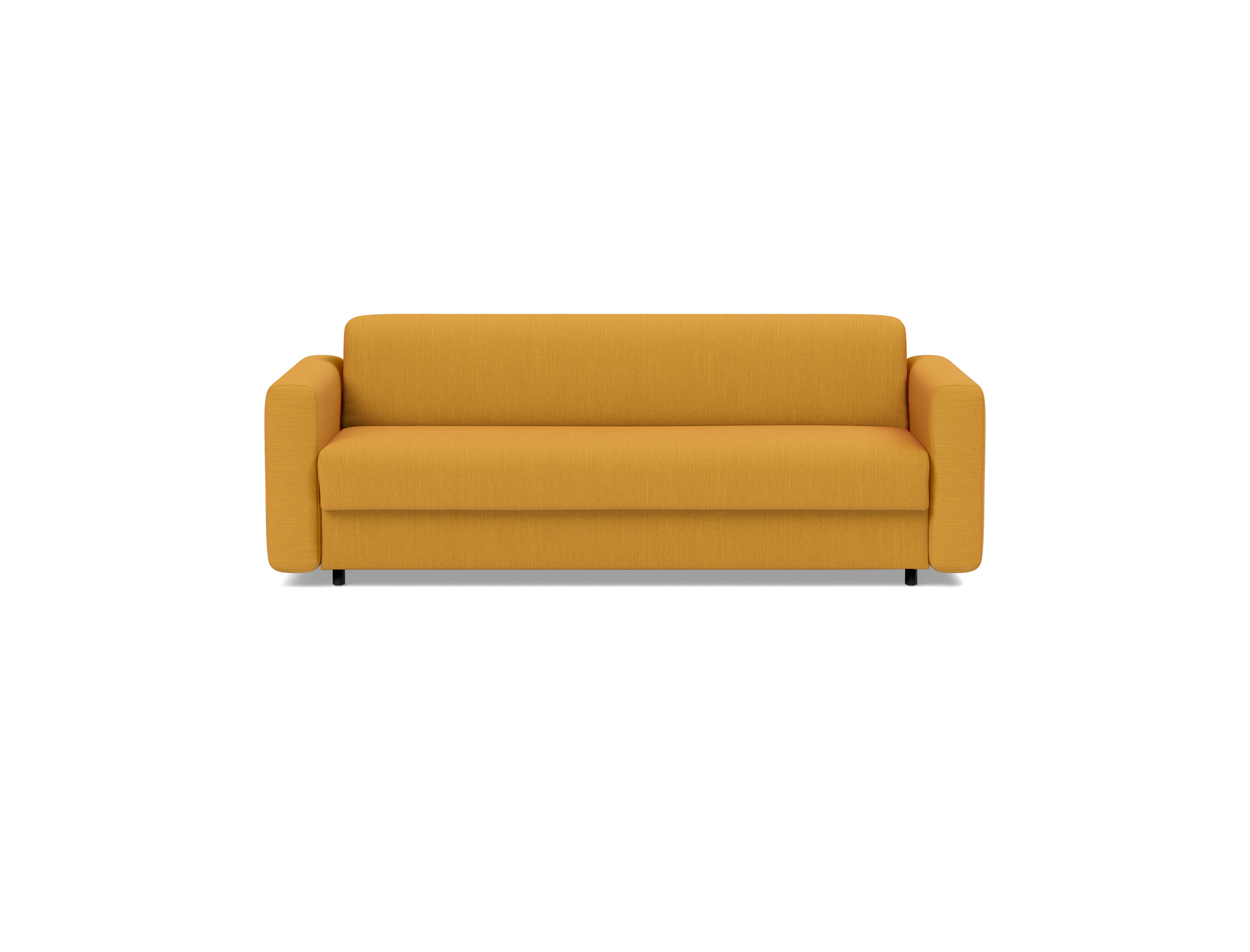 Schlafsofa Killian mit Memory-Matratze 160 Flachgewebe Elegance 507-Burned-Curry
