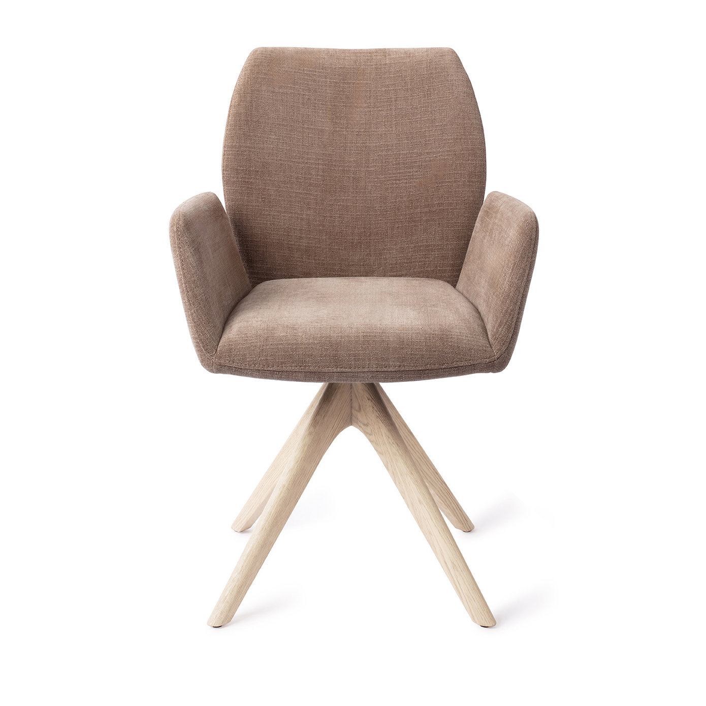 Jesper Home Esszimmerstuhl Misaki Mocha Mist Revolve Eiche gebleicht