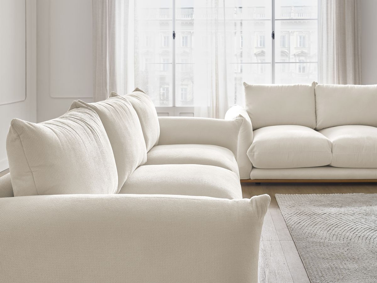 Bobochic Ernest Sofa 5-Sitzer Stoff Beige