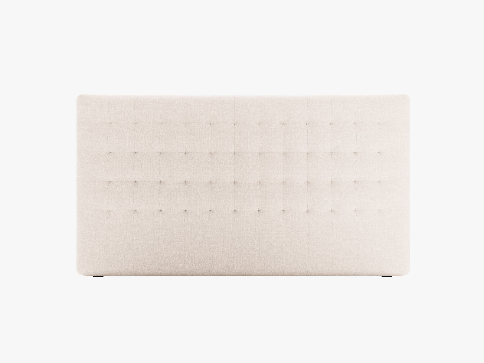 Micadoni Nova Samtiger Kopfteil 120 cm (H 95 cm) Strukturierter Stoff Liberty Beige 180x95
