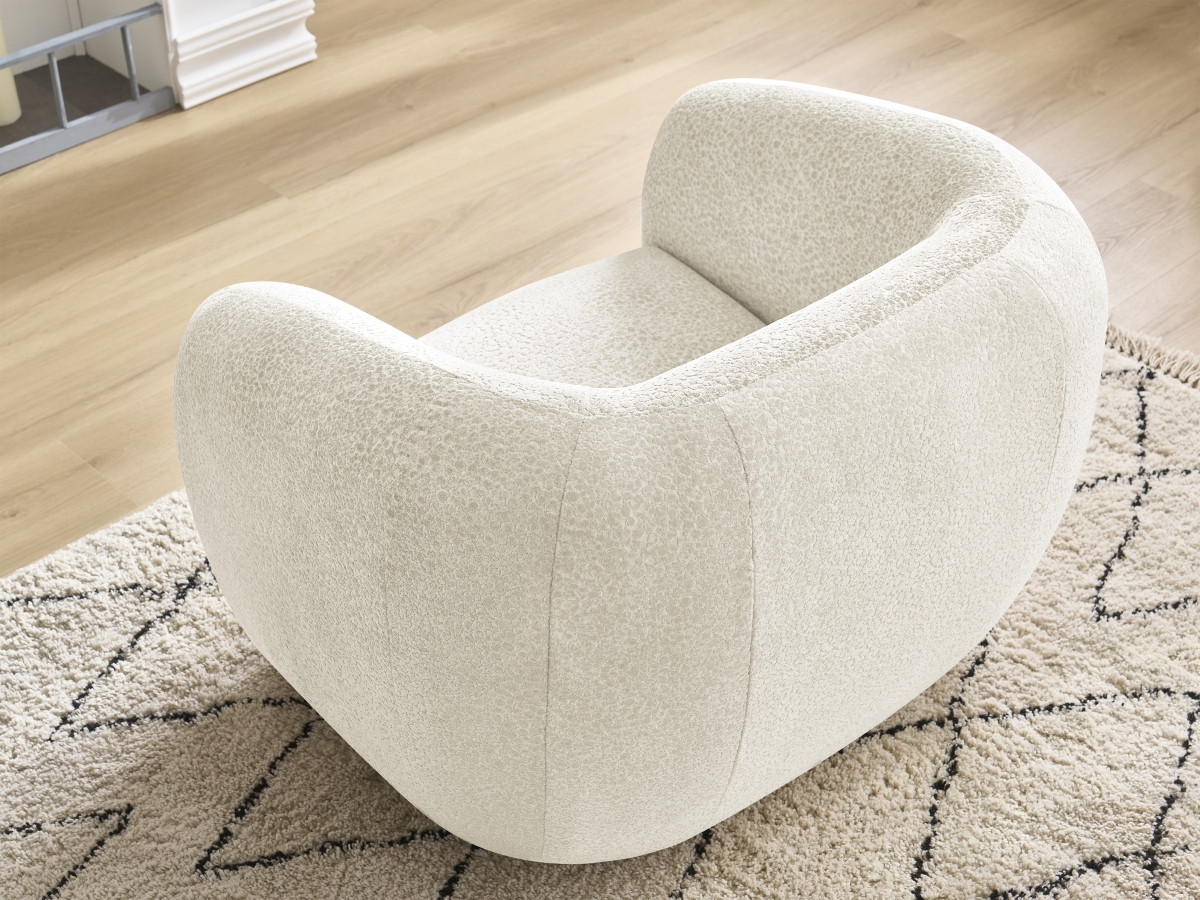 Bobochic Celine Sessel Strukturstoff Beige