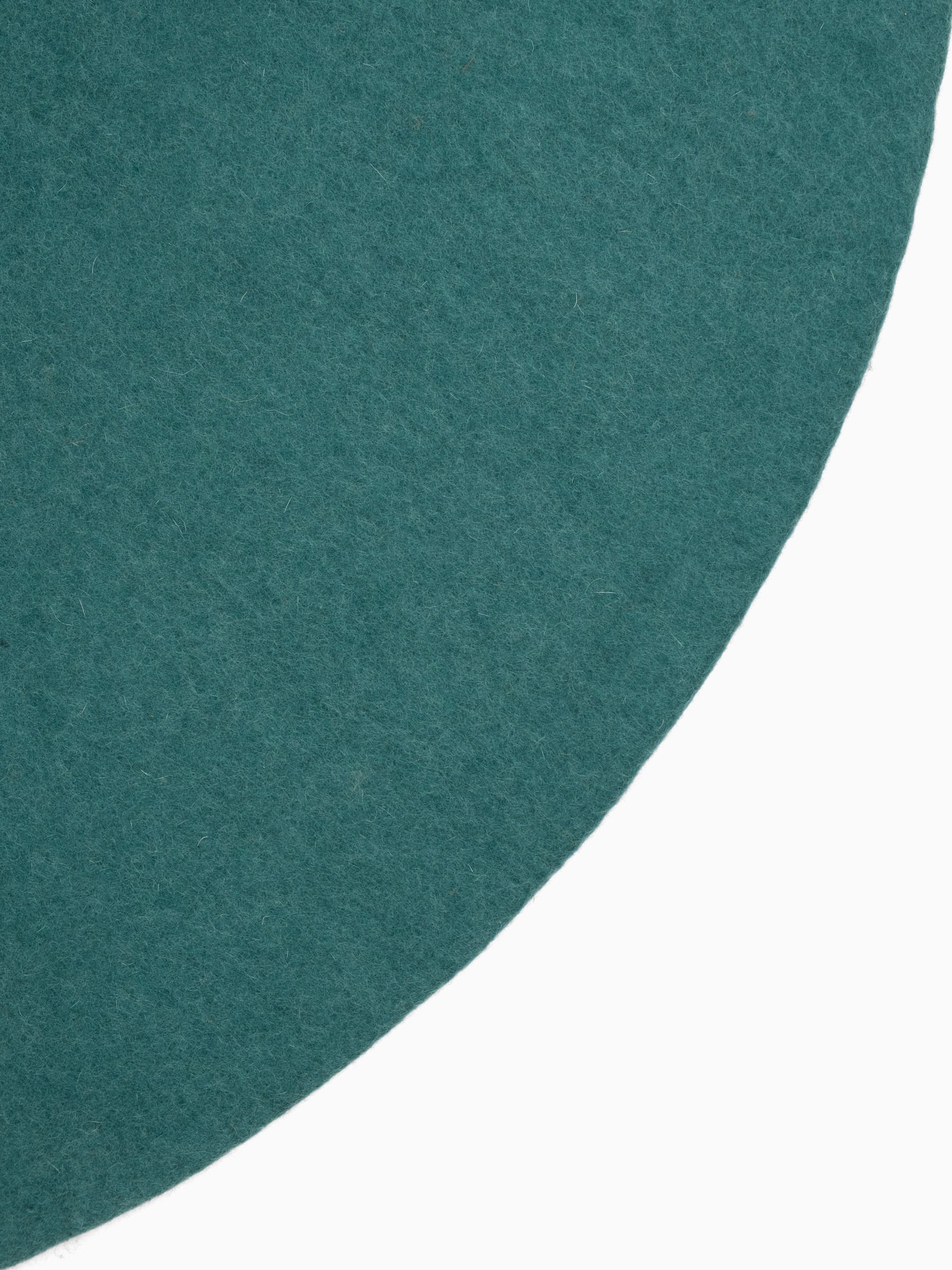 myfelt Noah Filzteppich Petrol rund Ø 120 cm