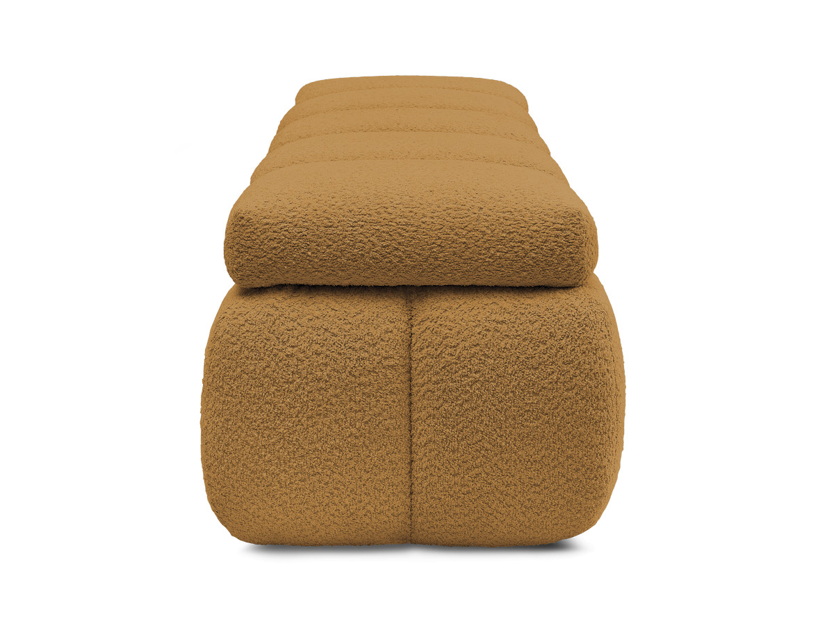Bobochic Denali Bettbank 146 × 56 cm Bouclé-Stoff Gelb
