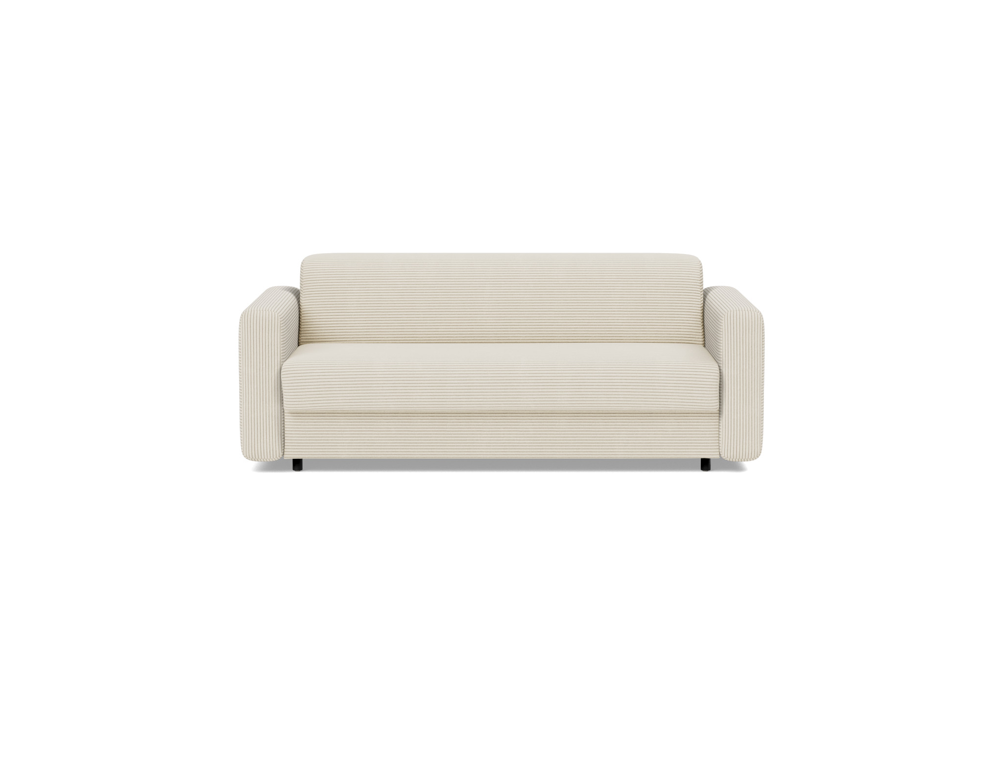 Schlafsofa Killian mit Memory-Matratze 140 Kord Corduroy 594-Ivory