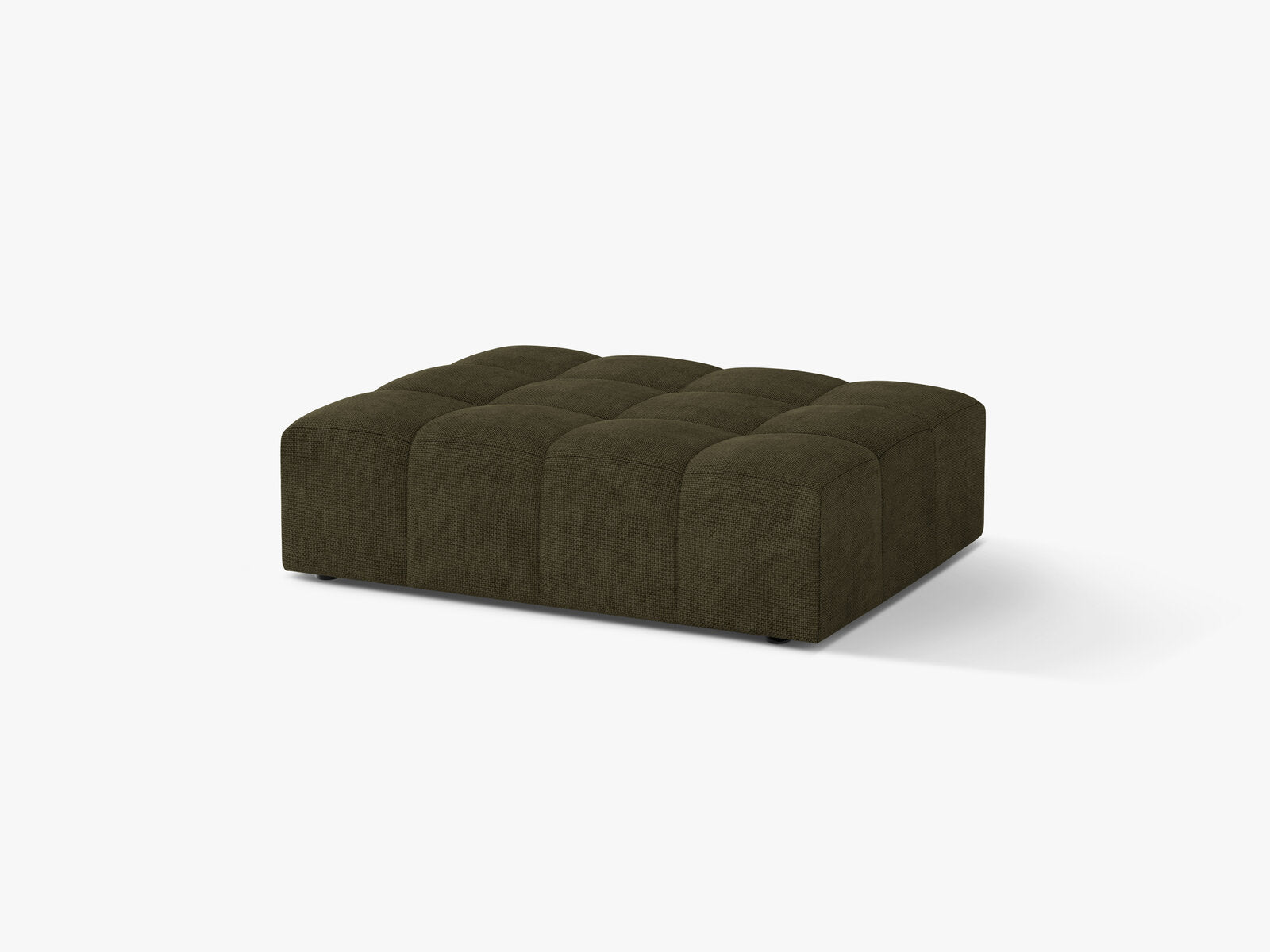 Micadoni Hocker Jennifer 1-Sitzer Chenille Eden Grün