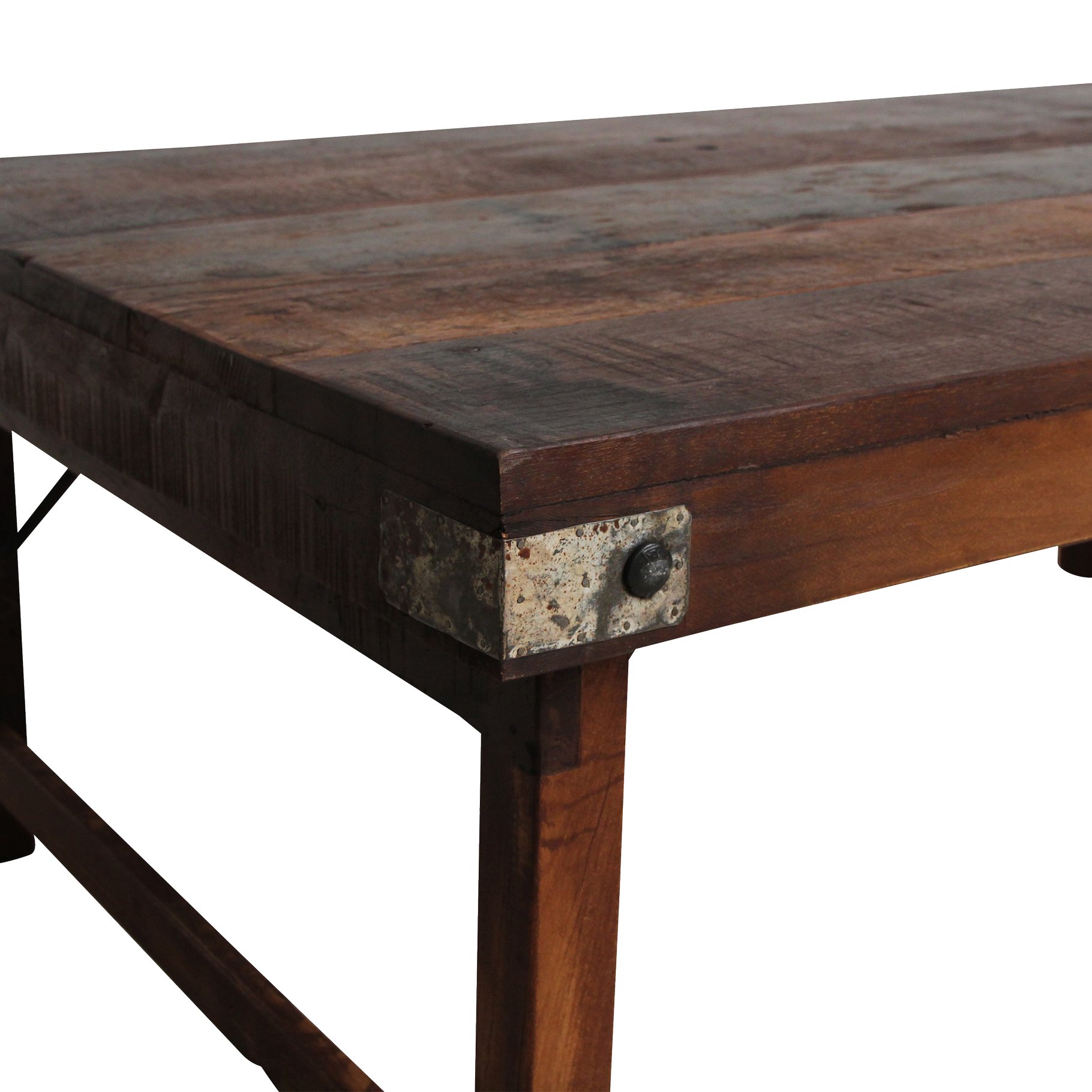 Raw Materials Brauner klappbarer Couchtisch 120x75x45cm