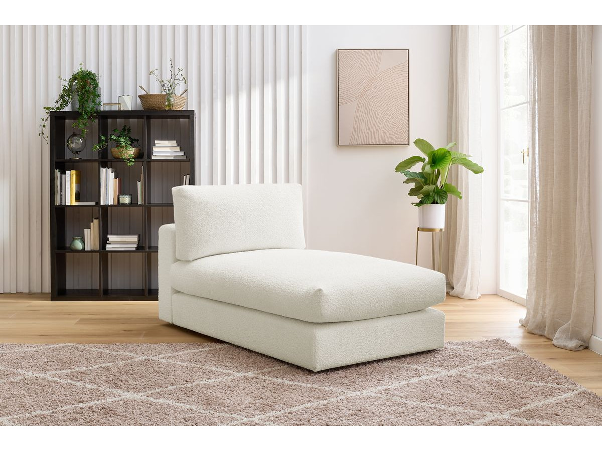 Bobochic Paris Méridienne-Modul Bouclé-Stoff Weiß