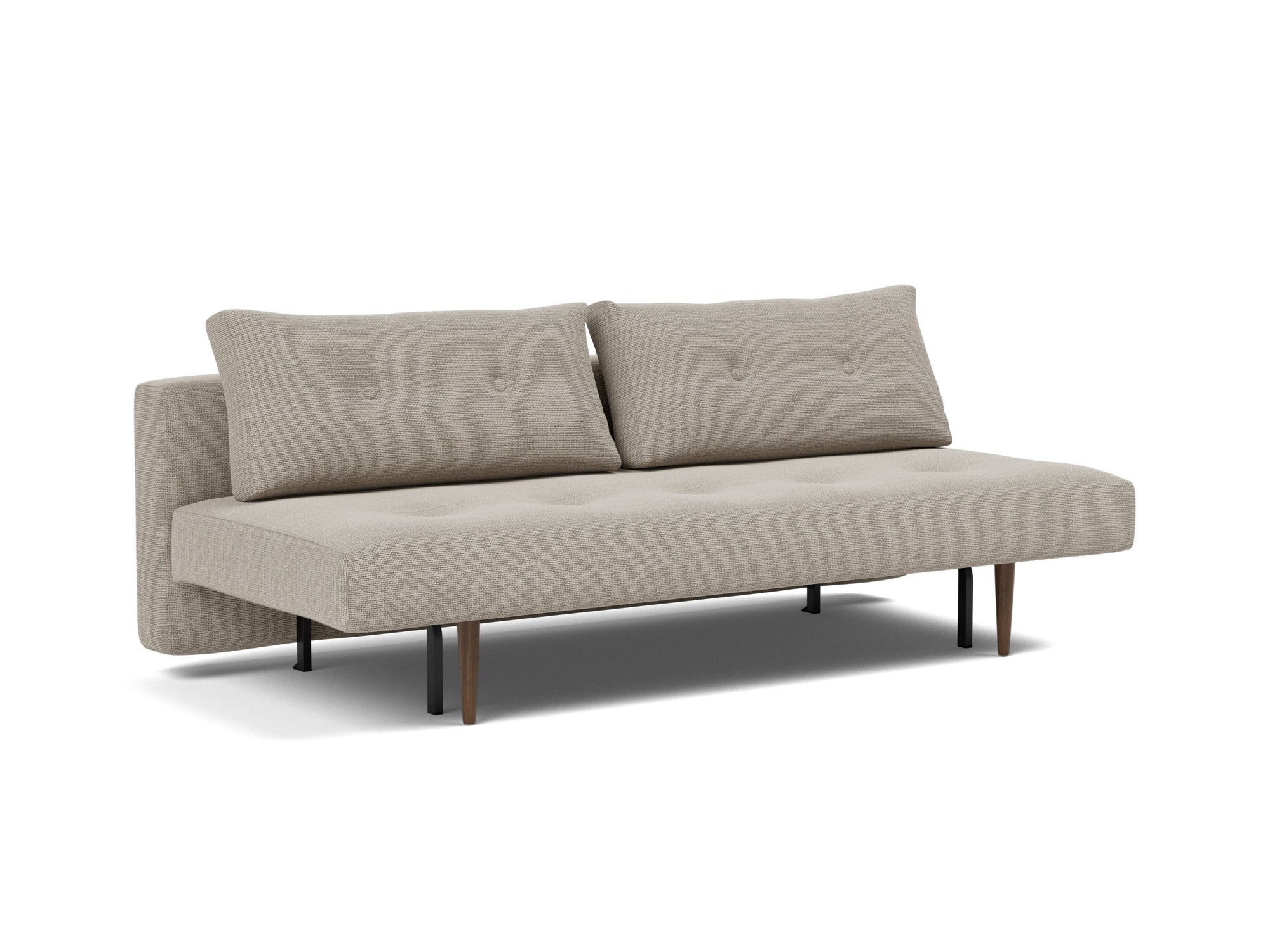 Schlafsofa Recast Strukturierter Stoff Kenya 579-Gravel