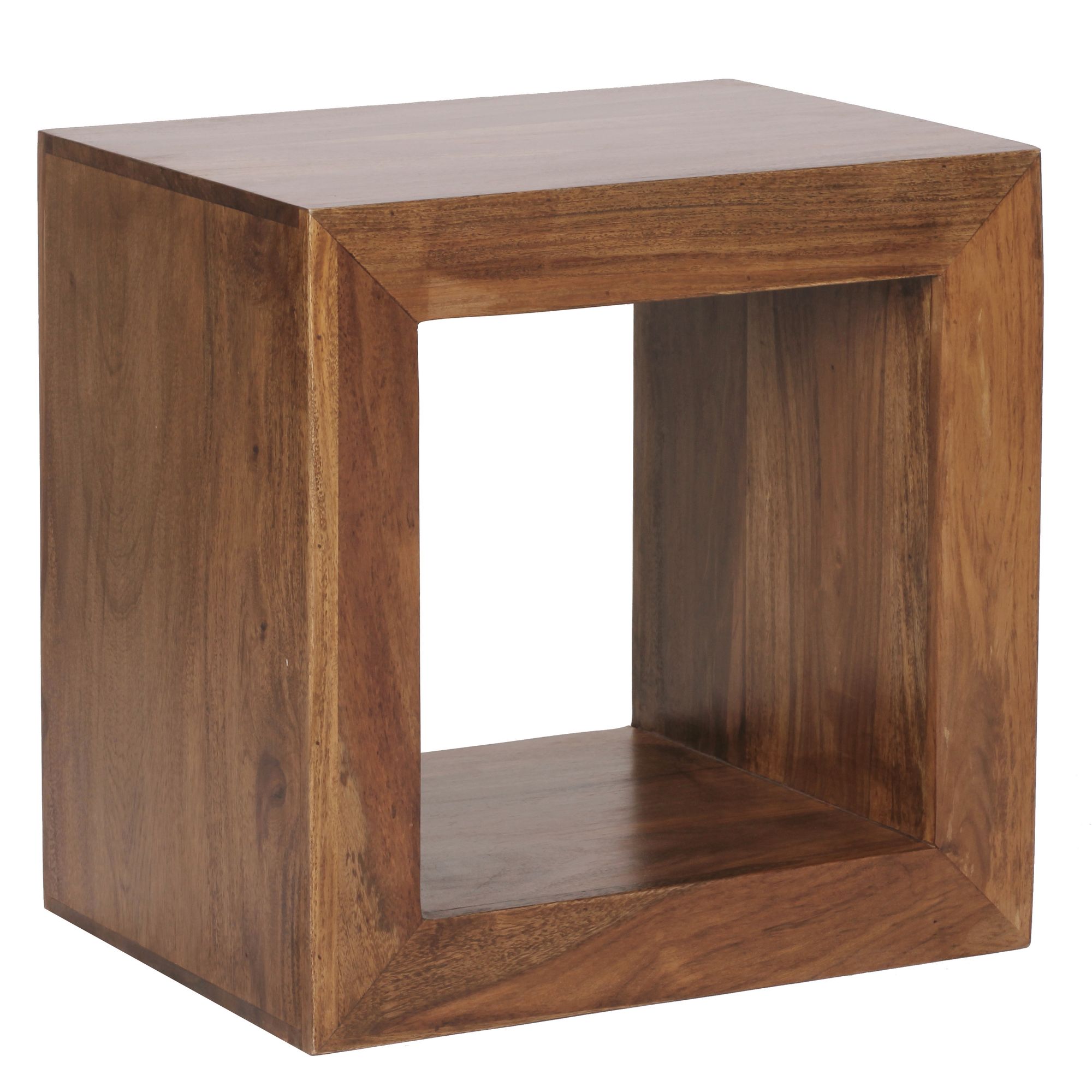 Standregal Austevoll Massivholz Dunkelbraun 44 × 33 × 44 cm