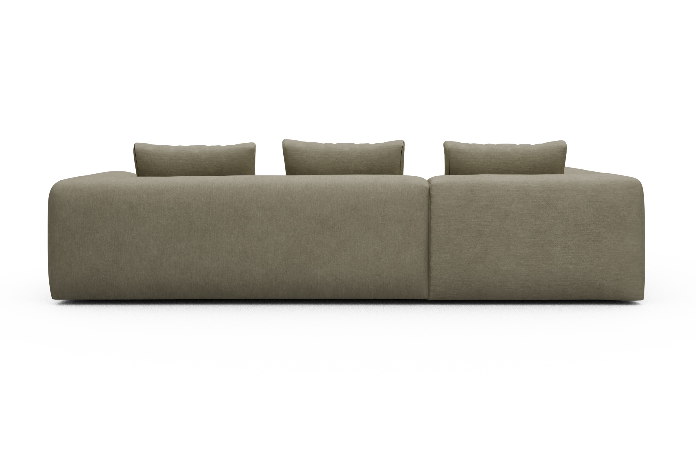 Ecksofa Fred Relax-Ecke links mit 2,5-Sitzer Vivus-Dusty-Sand