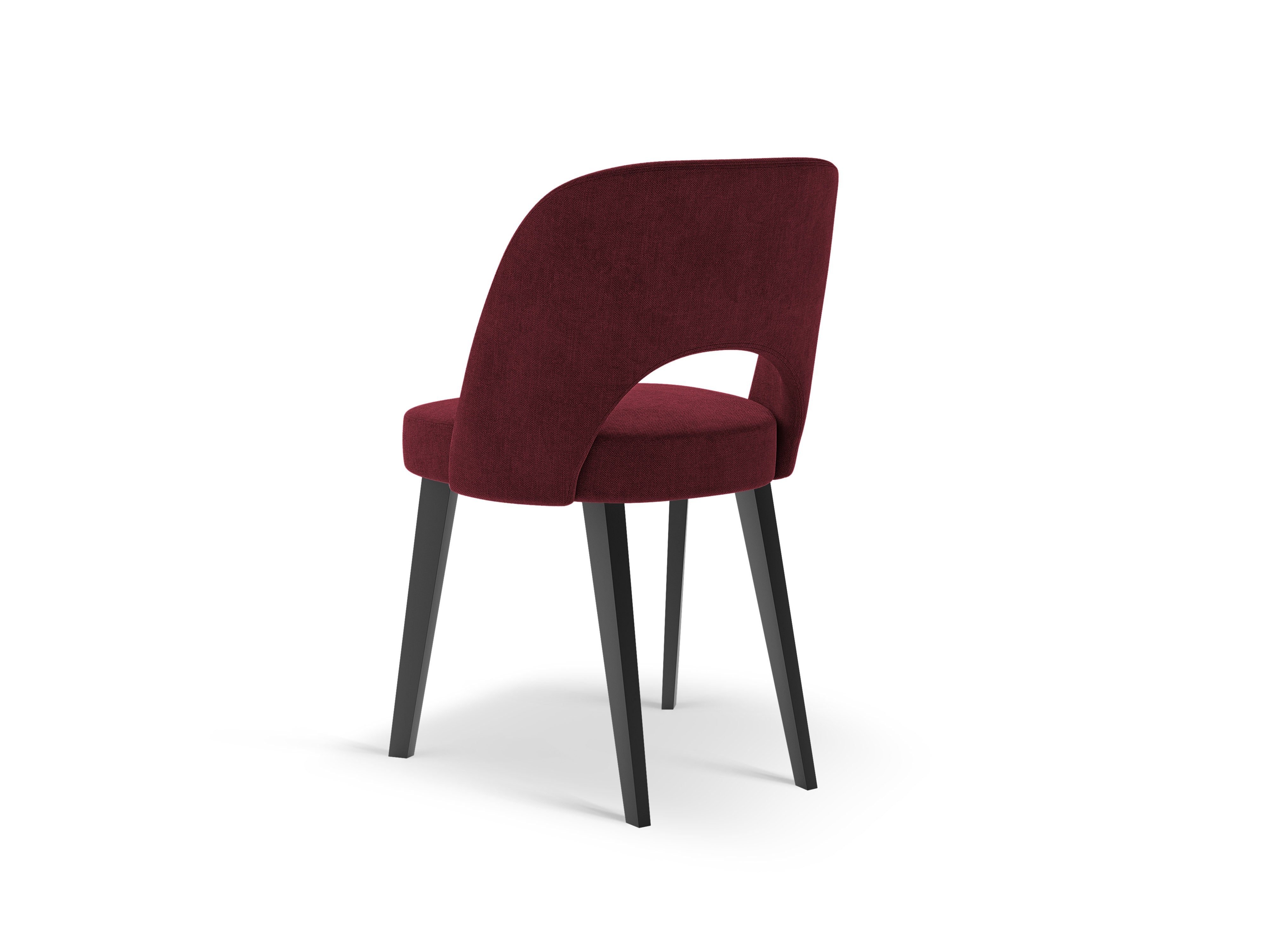 Micadoni Stuhl Bowe Chenille Rebel Bordeaux