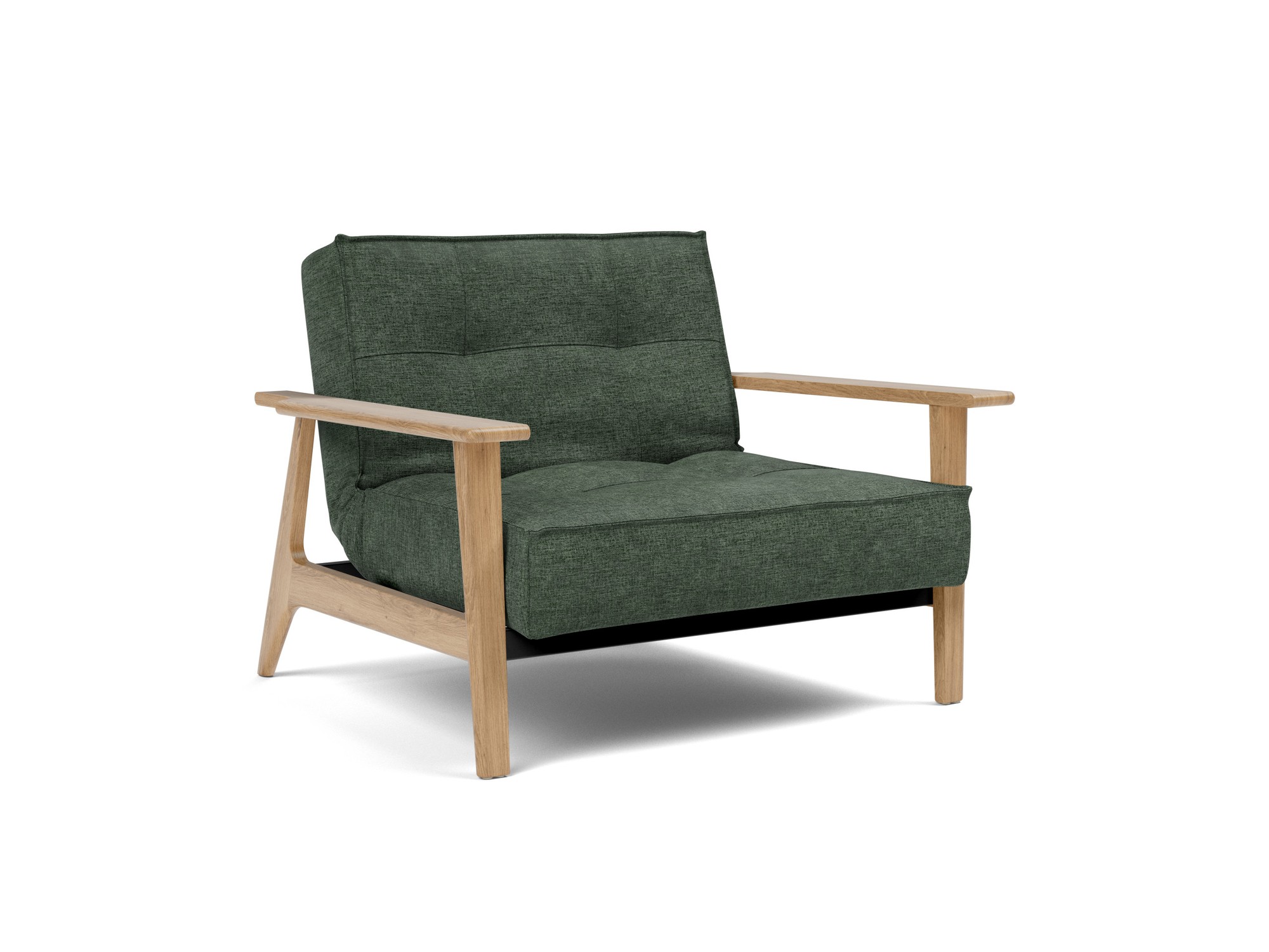 Sessel Splitback Frej Flachgewebe Avella 281-Pine-Green