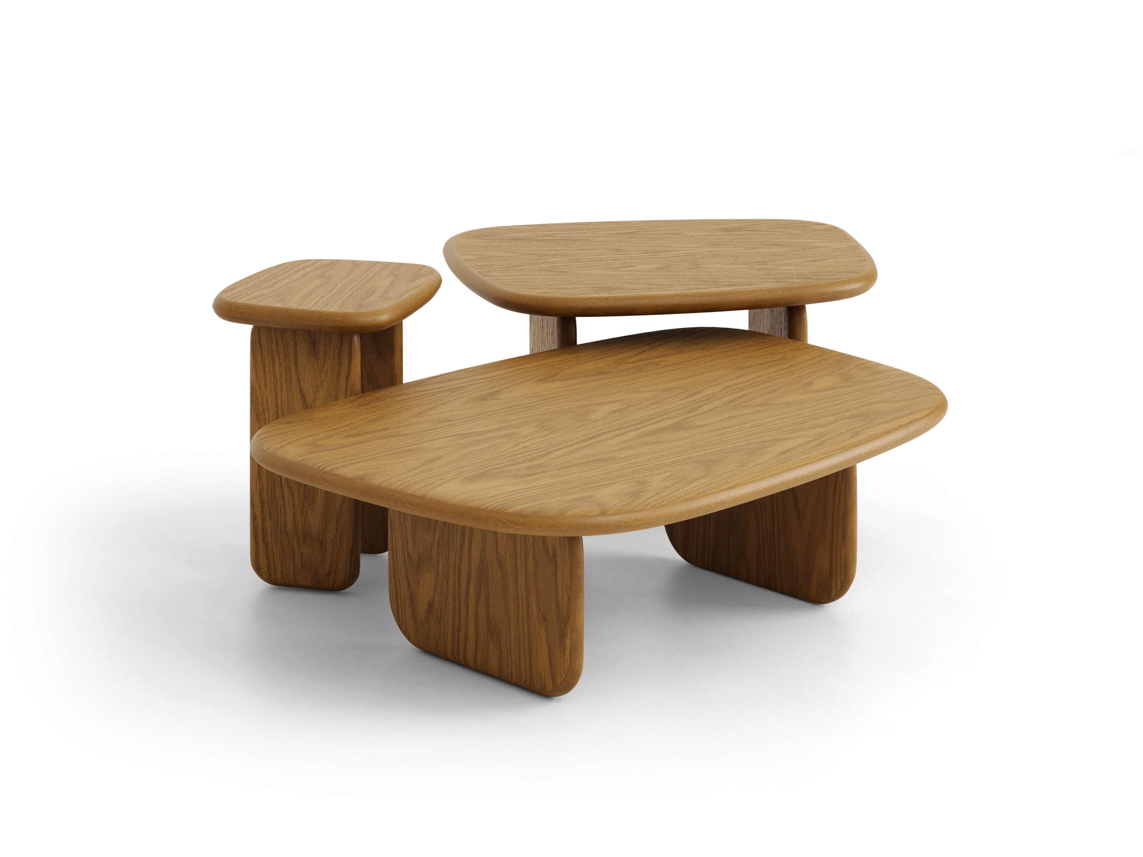 Micadoni Lana Kaffeetisch 110 cm Natürliche Eiche