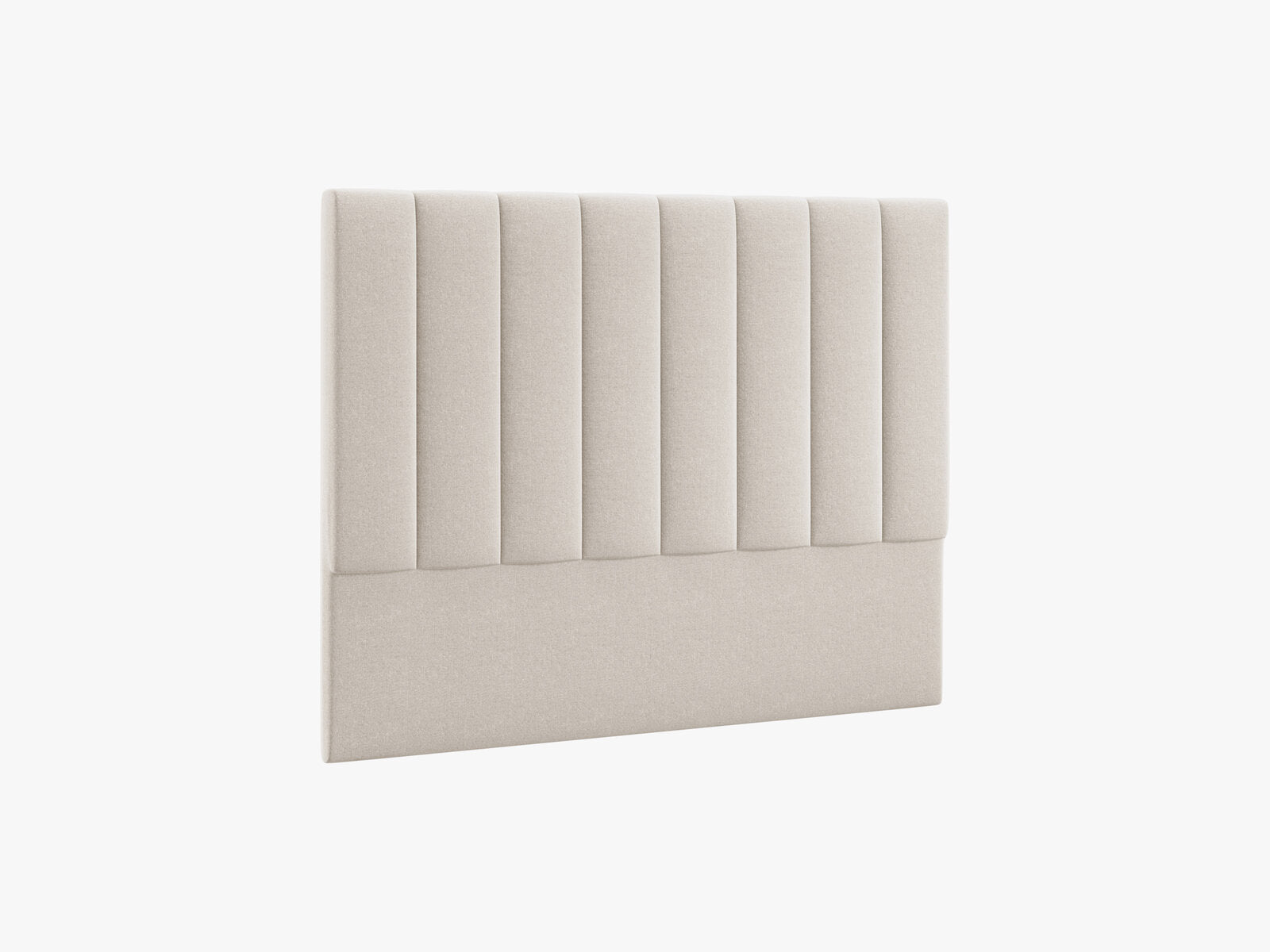 Micadoni Marl Polster-Kopfteil Chenille Eden Dunkelbeige 160x120