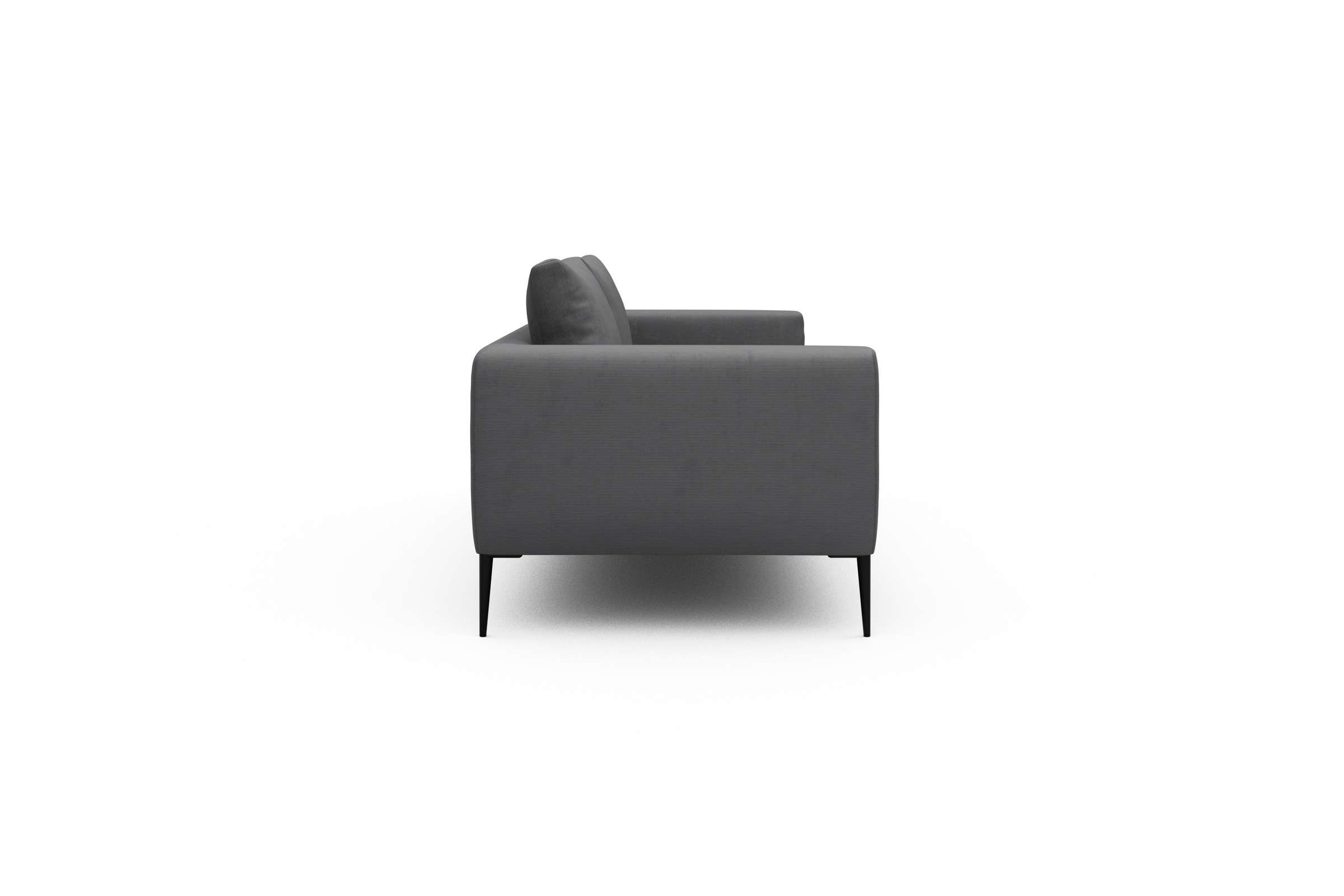 Sofa Paul 3-Sitzer Cordufine-Grey