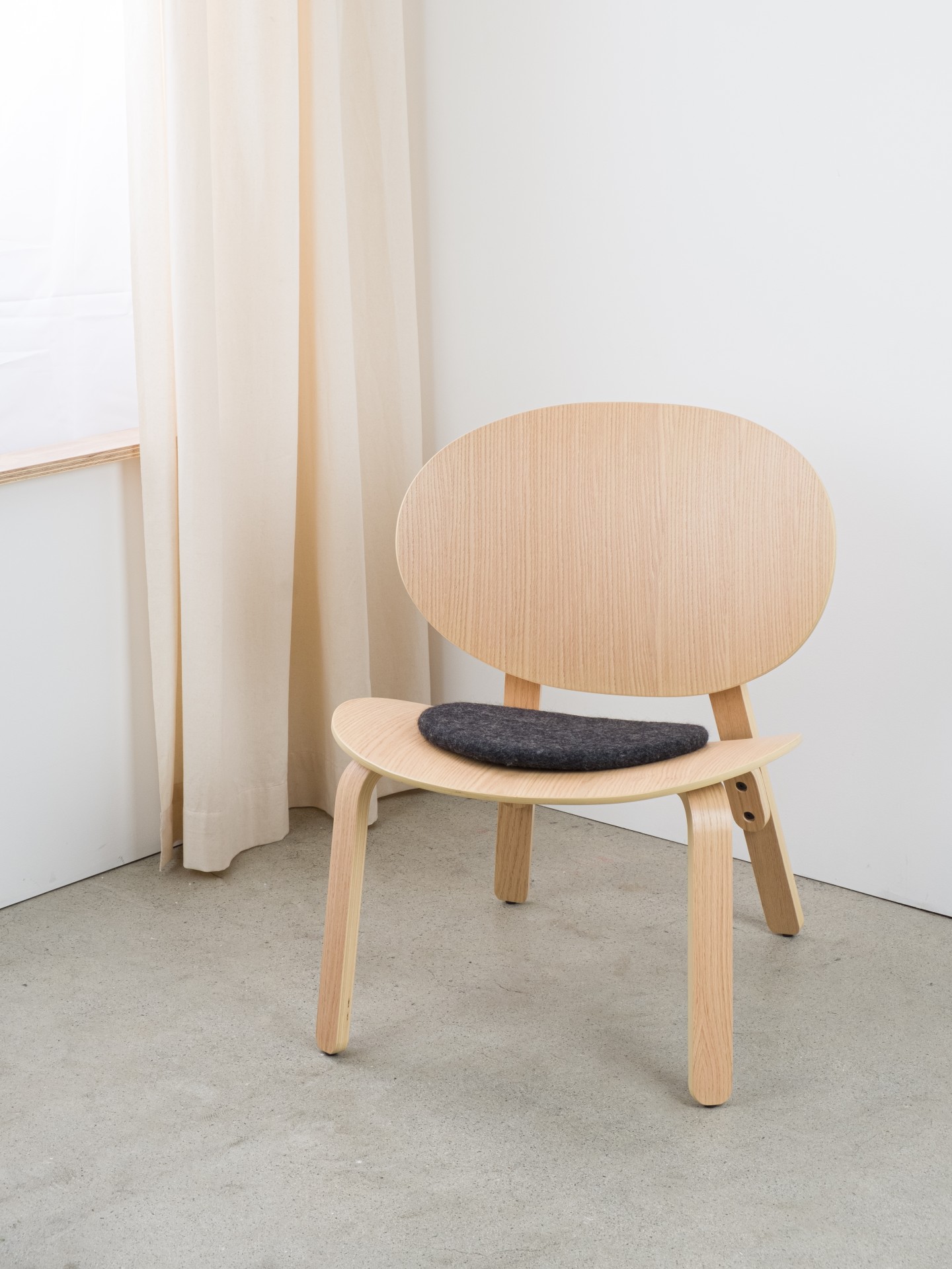 myfelt Hugo - Flache Sitzauflage rund