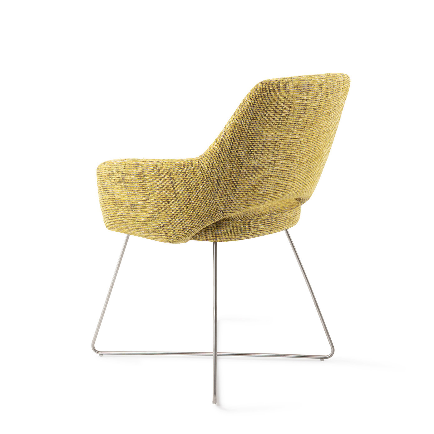 Jesper Home Esszimmerstuhl Yanai Lemon Lines Cross Stahl