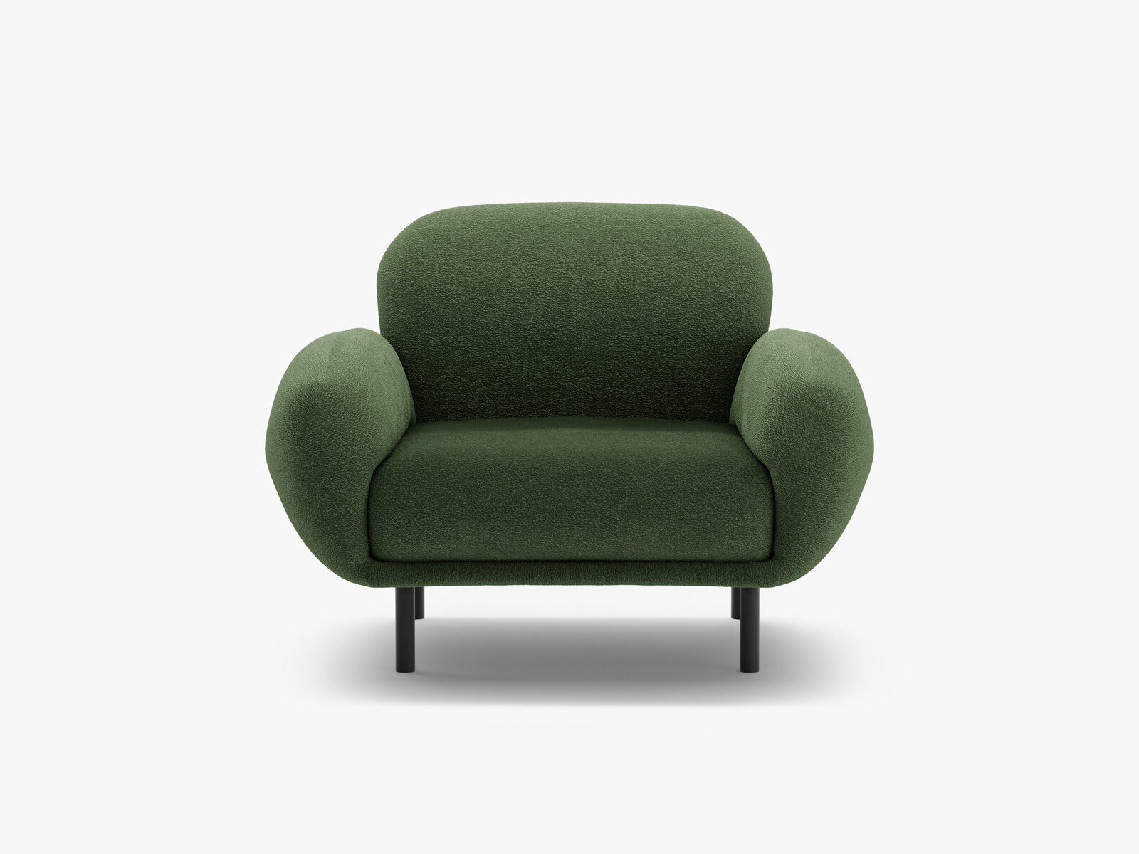 Micadoni Sessel Poppy Boucle Baloo Grün