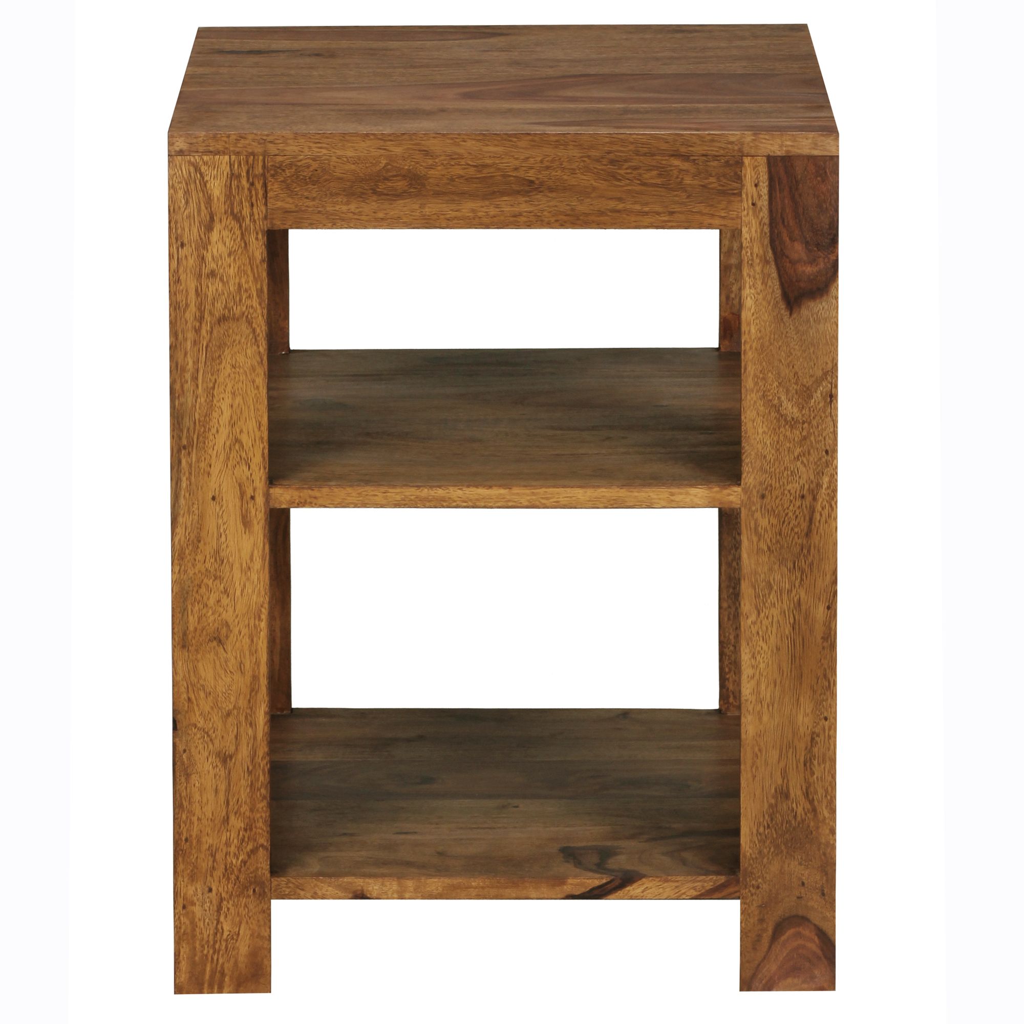 Standregal Aalvik Sheesham Massivholz Höhe 60 cm