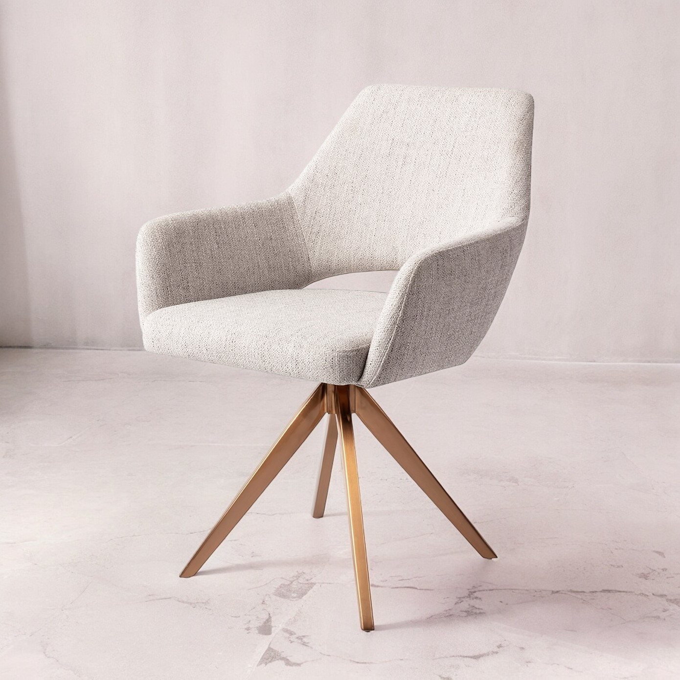 Jesper Home Esszimmerstuhl Yanai Pigeon Turn Rosa